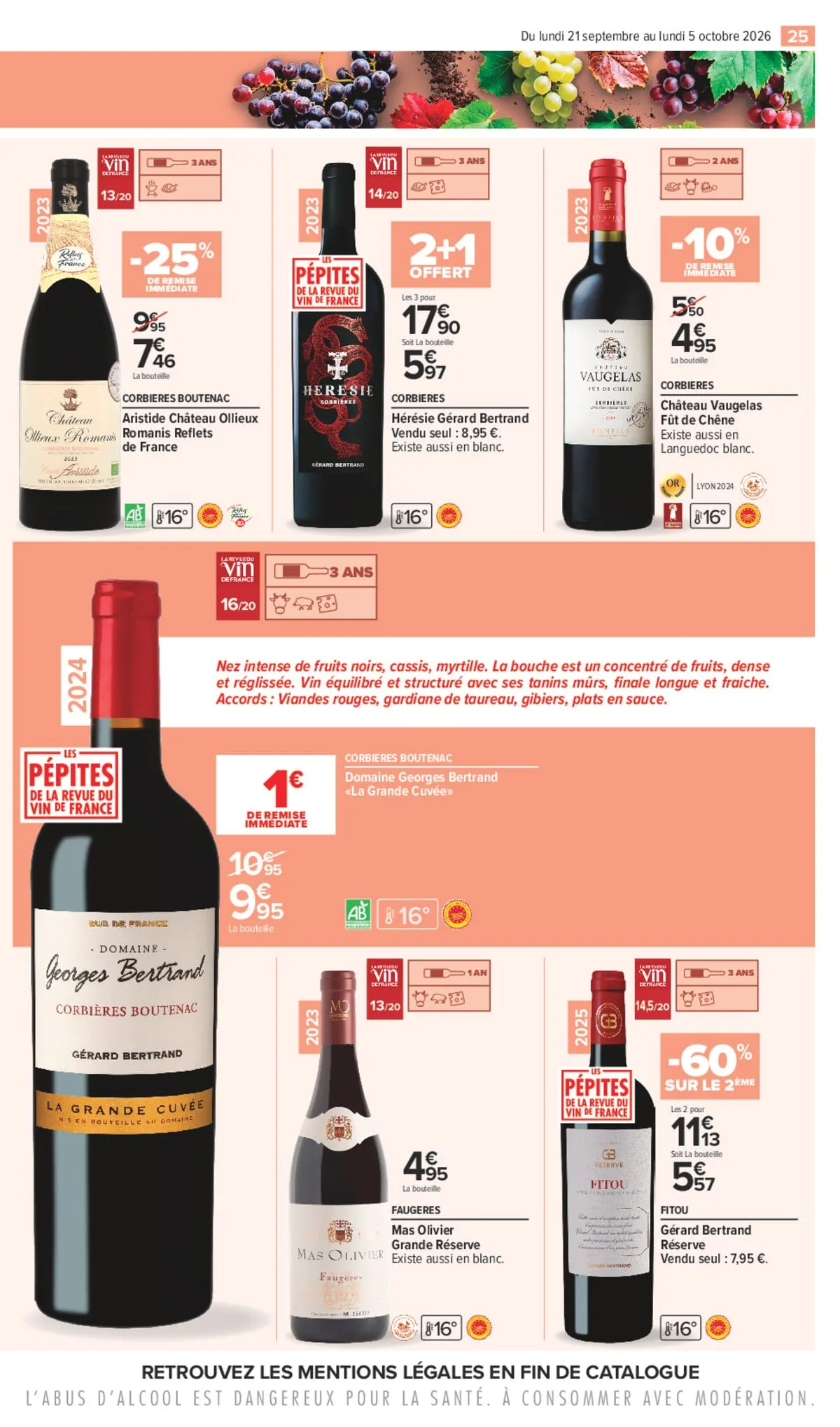 Catalogue Carrefour · Foire Aux Vins D Automne — page 25