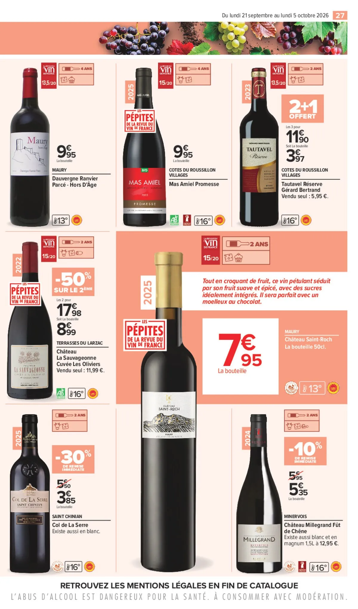 Catalogue Carrefour · Foire Aux Vins D Automne — page 27