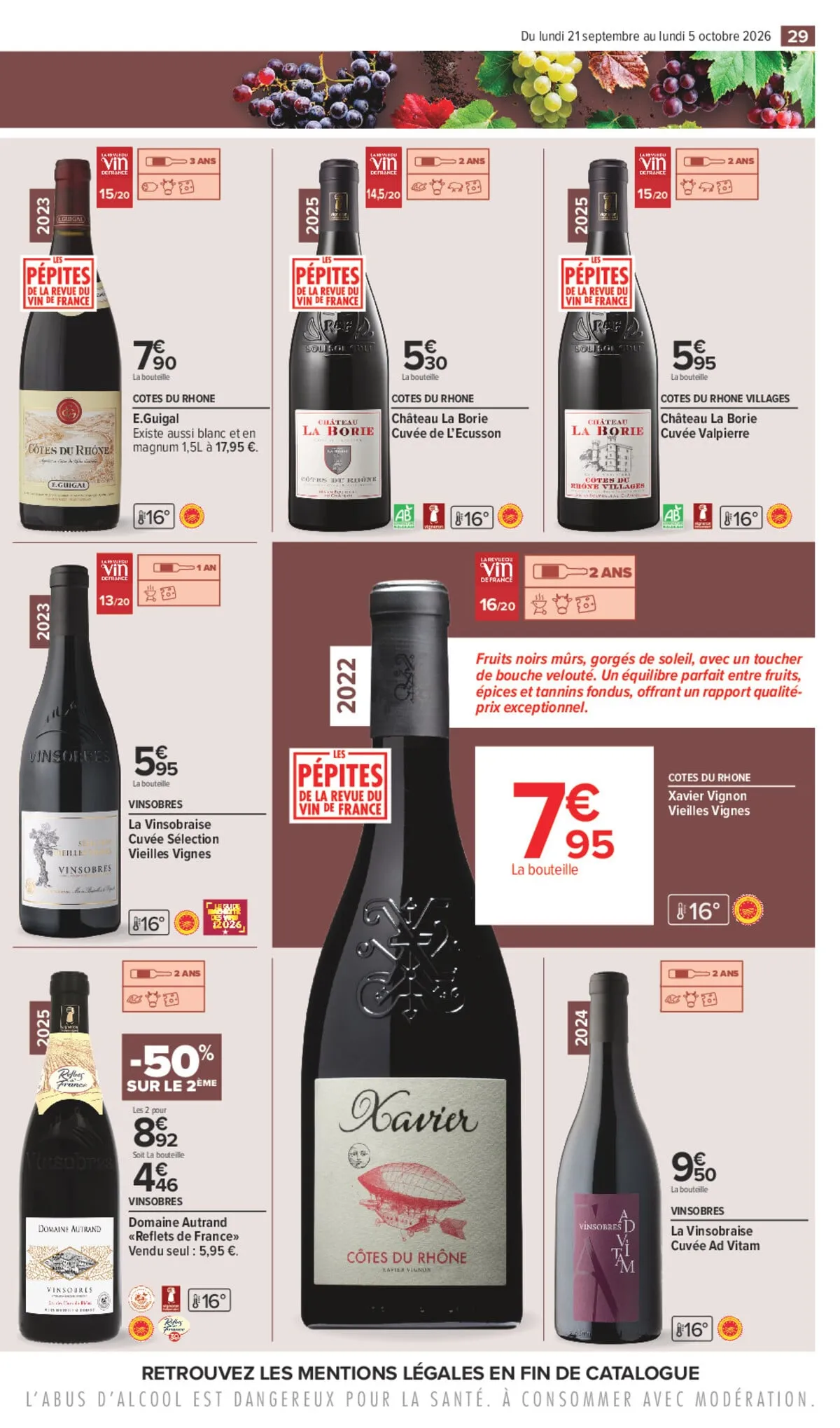 Catalogue Carrefour · Foire Aux Vins D Automne — page 29
