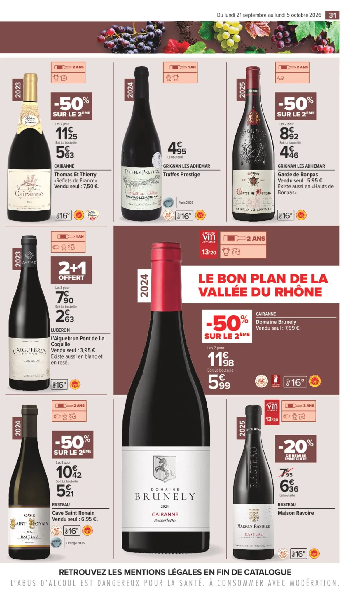 Catalogue Carrefour · Foire Aux Vins D Automne — page 31