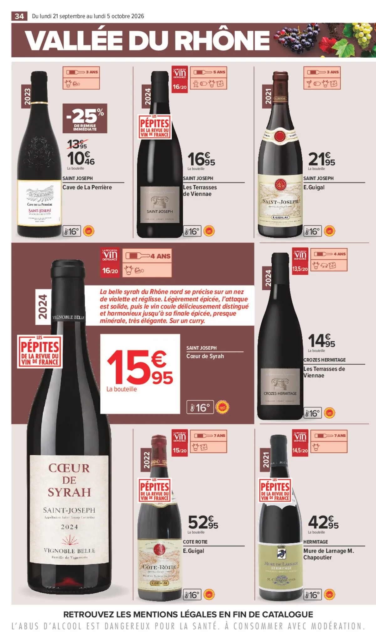 Catalogue Carrefour · Foire Aux Vins D Automne — page 34