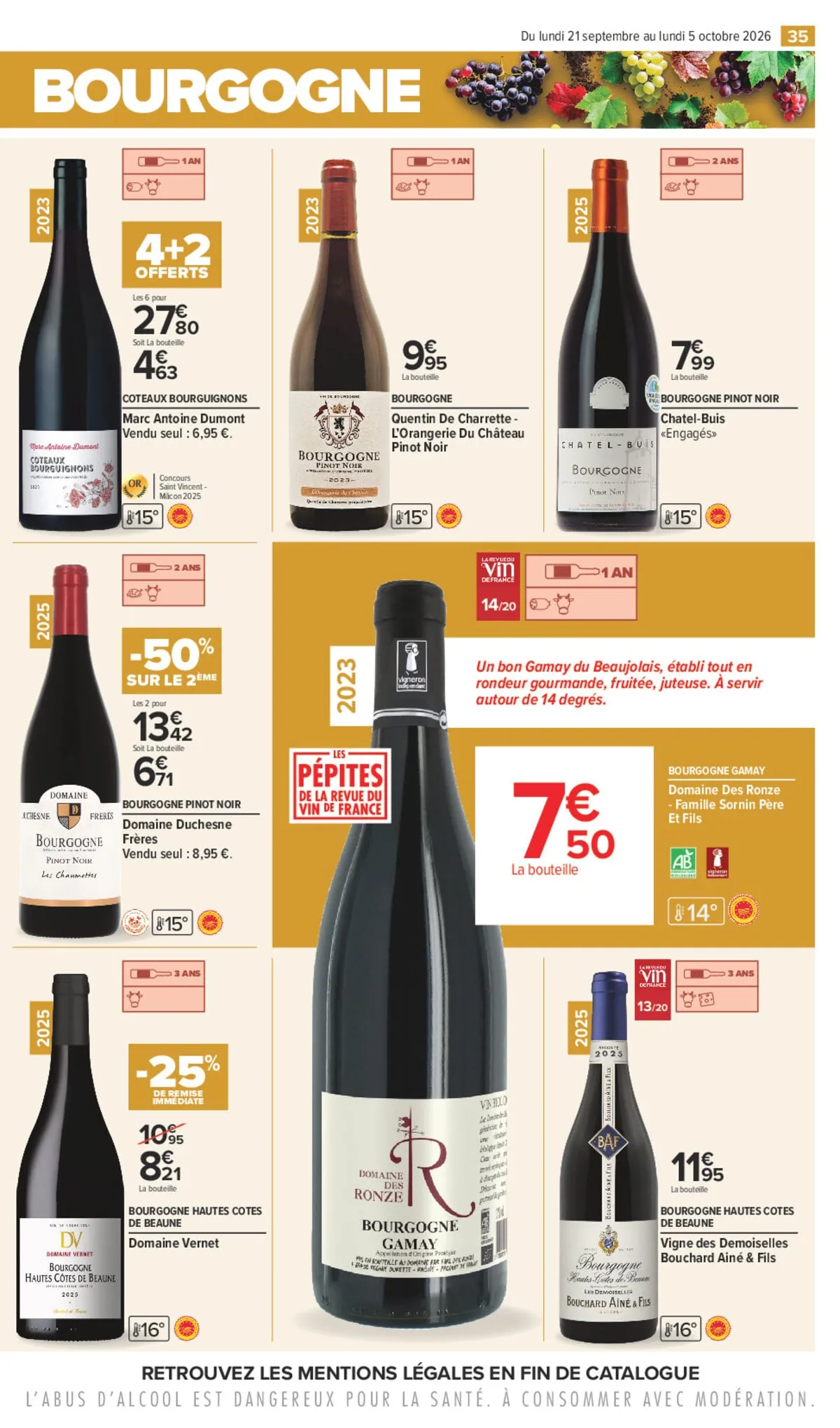 Catalogue Carrefour · Foire Aux Vins D Automne — page 35