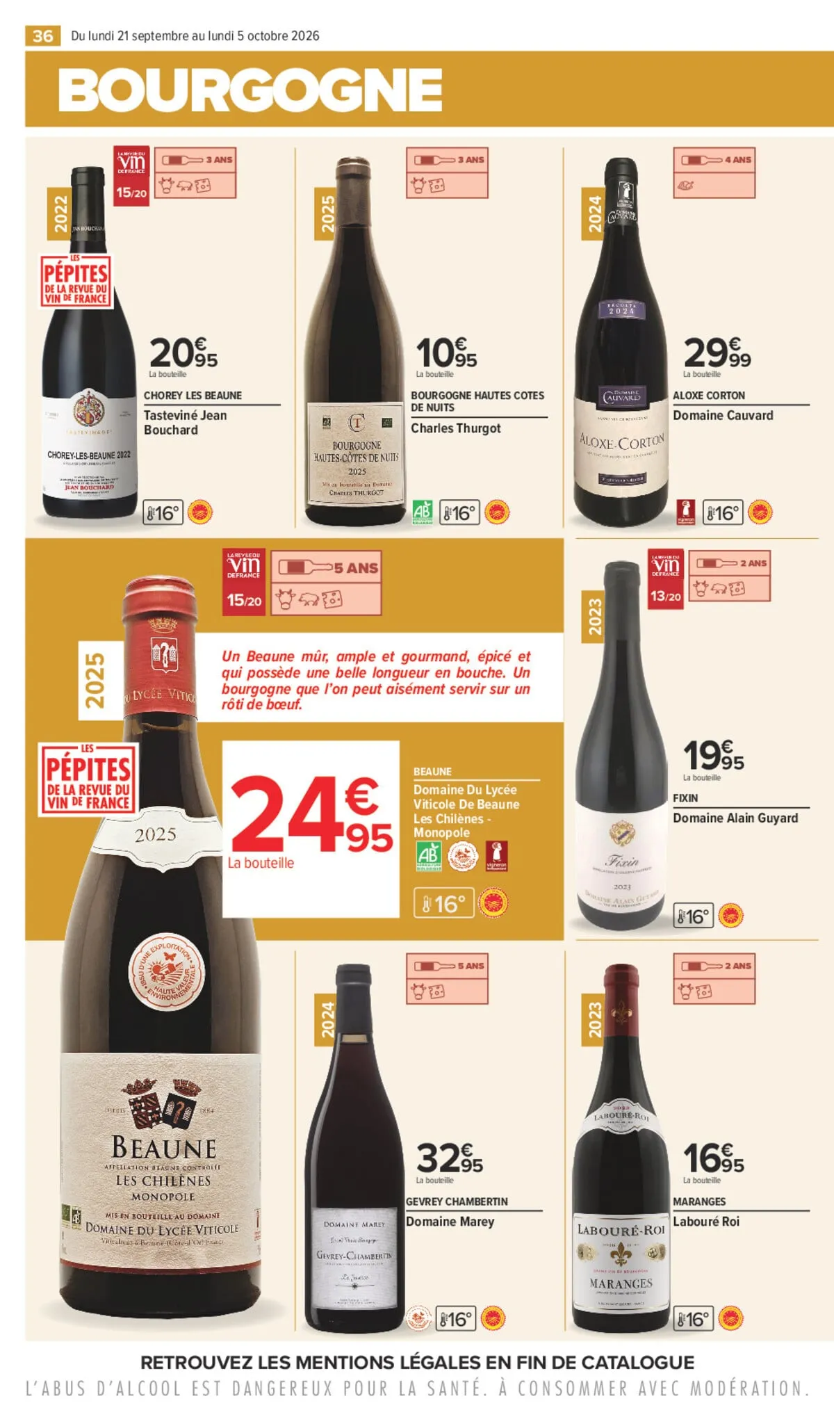Catalogue Carrefour · Foire Aux Vins D Automne — page 36