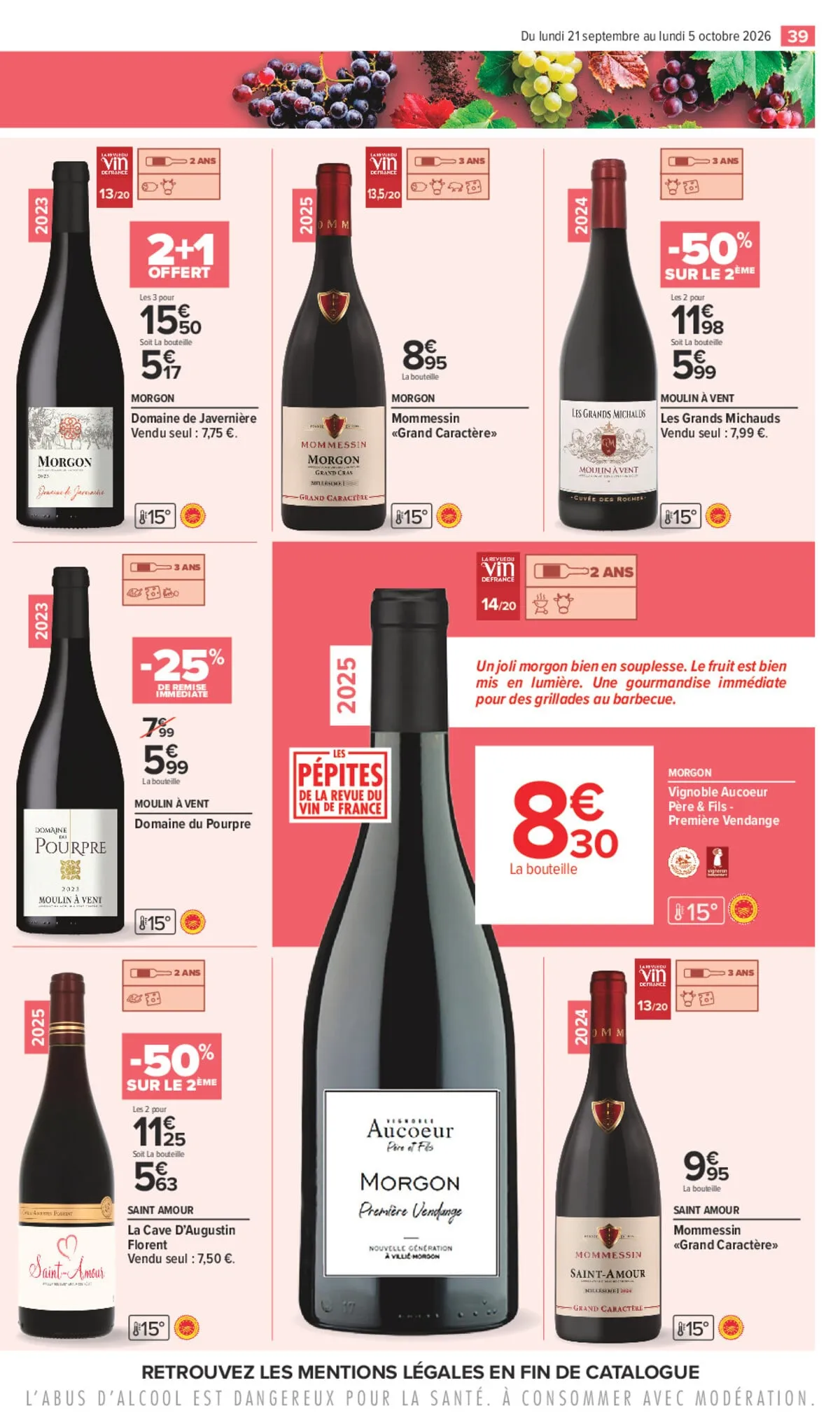 Catalogue Carrefour · Foire Aux Vins D Automne — page 39