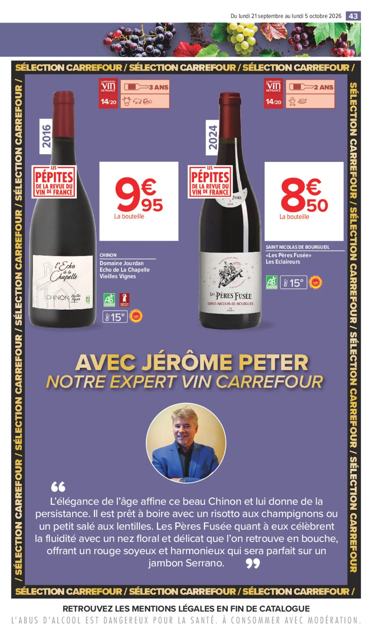 Catalogue Carrefour · Foire Aux Vins D Automne — page 43