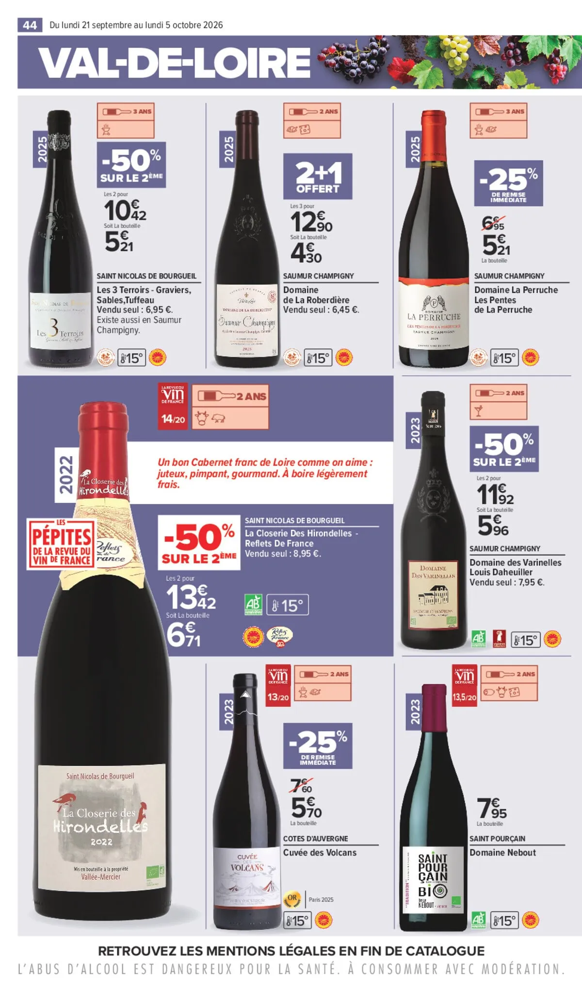 Catalogue Carrefour · Foire Aux Vins D Automne — page 44