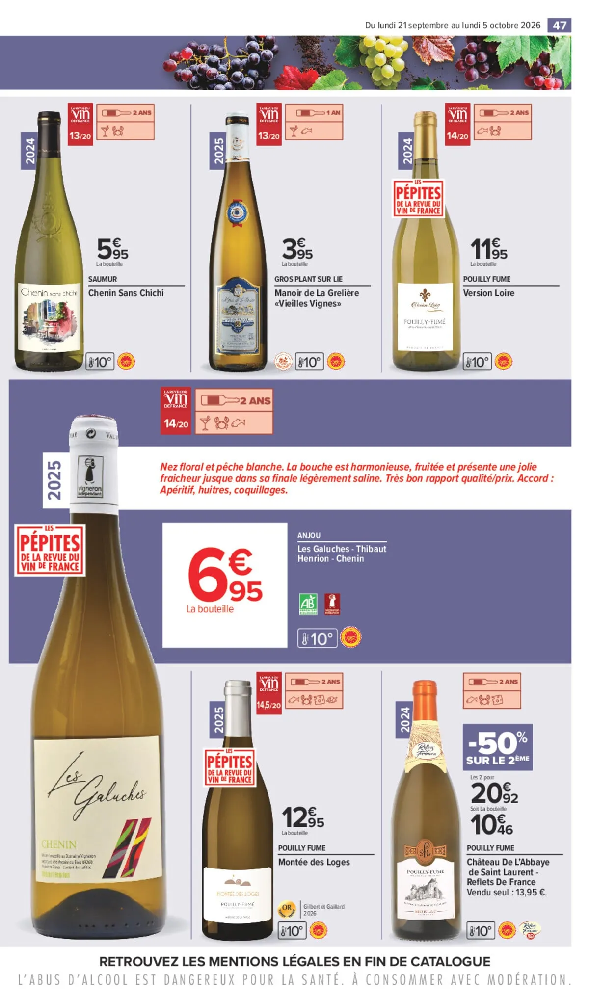 Catalogue Carrefour · Foire Aux Vins D Automne — page 47