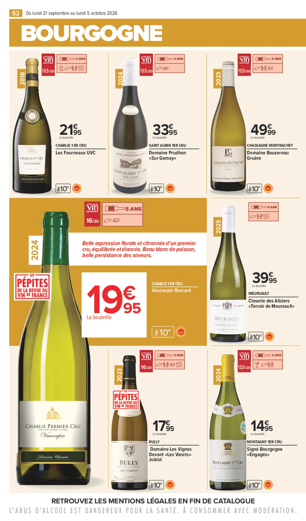 Catalogue Carrefour · Foire Aux Vins D Automne — page 52