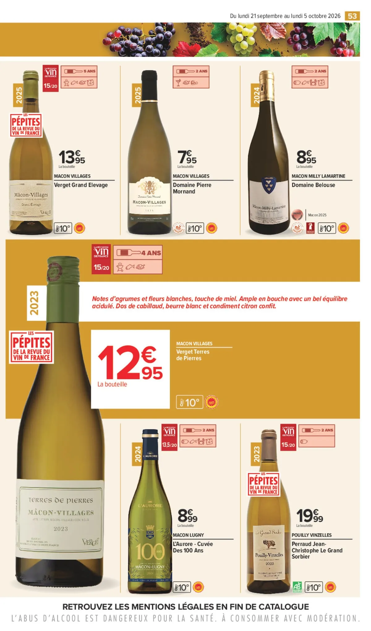 Catalogue Carrefour · Foire Aux Vins D Automne — page 53