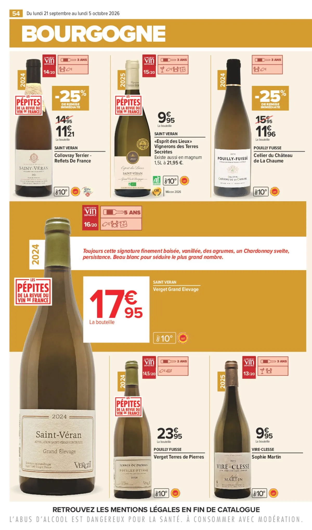 Catalogue Carrefour · Foire Aux Vins D Automne — page 54