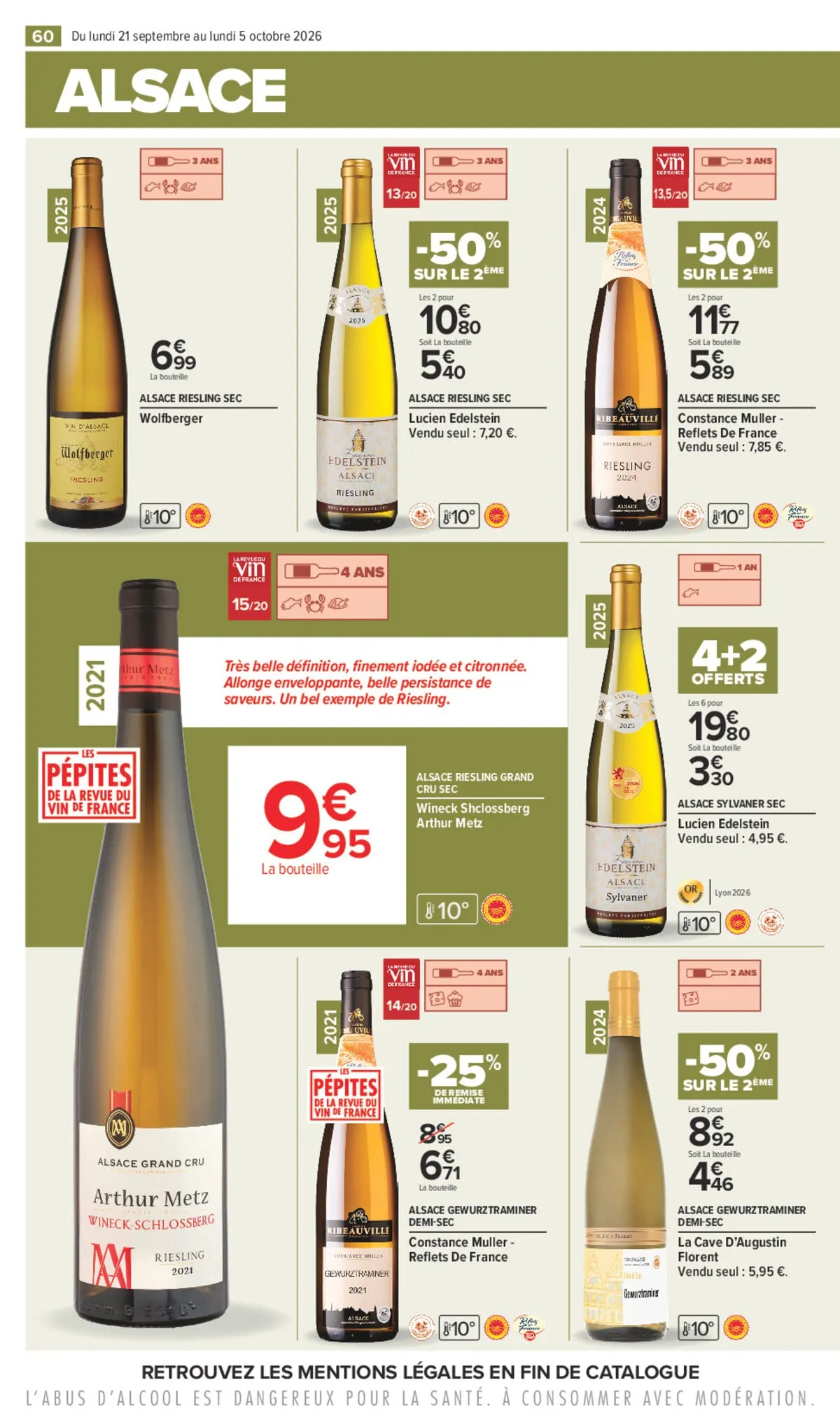 Catalogue Carrefour · Foire Aux Vins D Automne — page 60