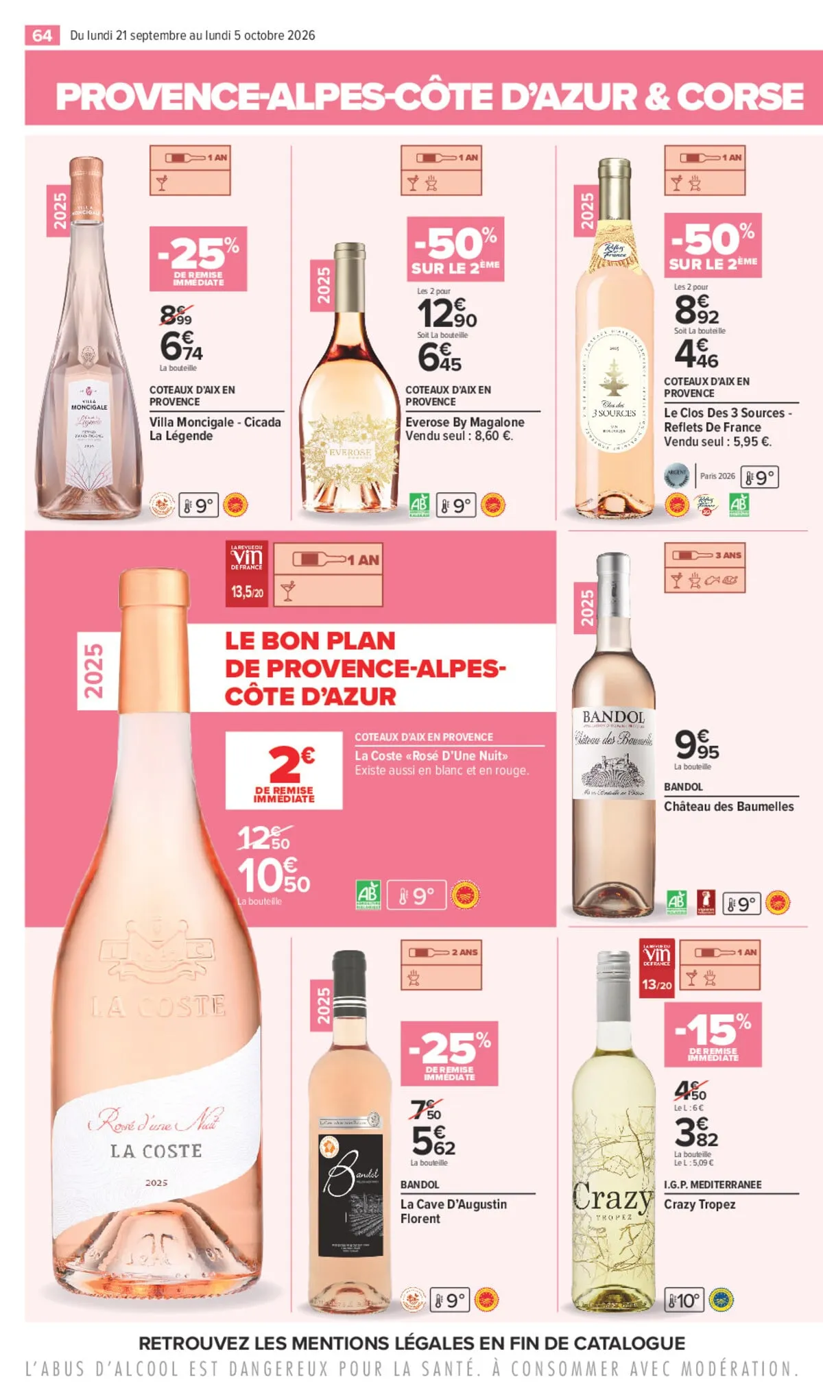 Catalogue Carrefour · Foire Aux Vins D Automne — page 64