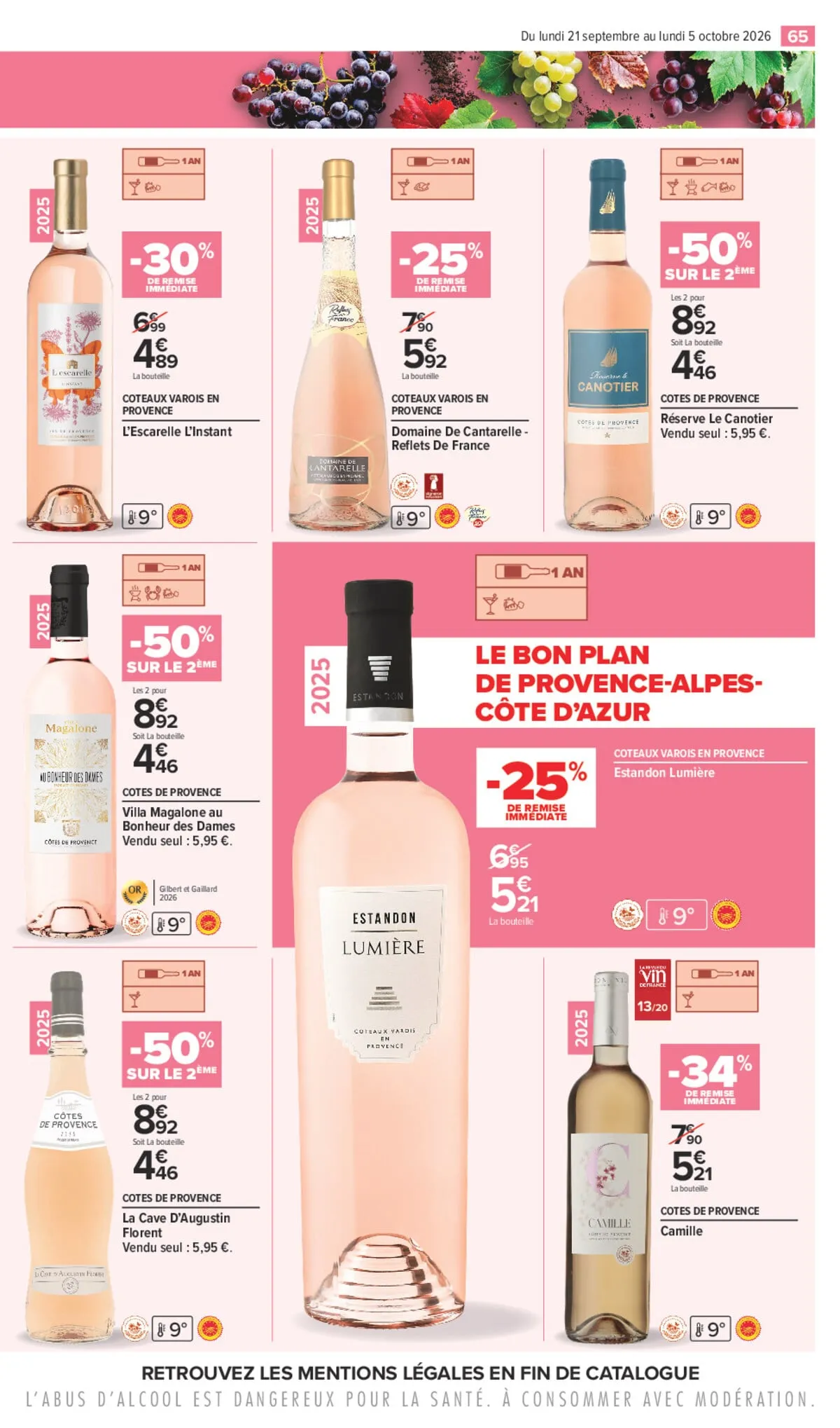 Catalogue Carrefour · Foire Aux Vins D Automne — page 65