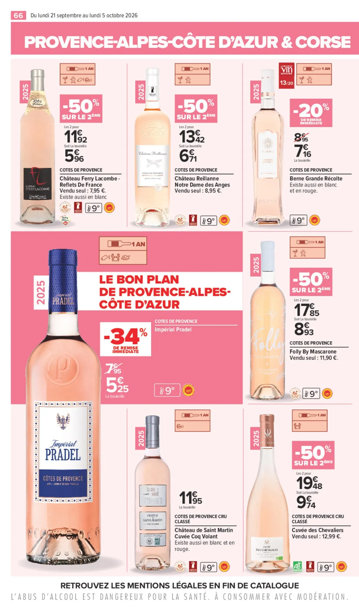 Catalogue Carrefour · Foire Aux Vins D Automne — page 66