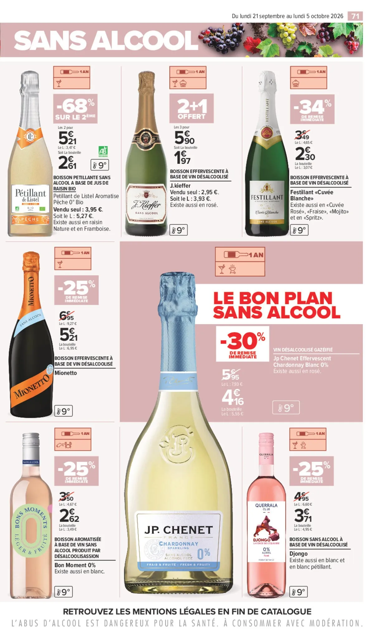 Catalogue Carrefour · Foire Aux Vins D Automne — page 71