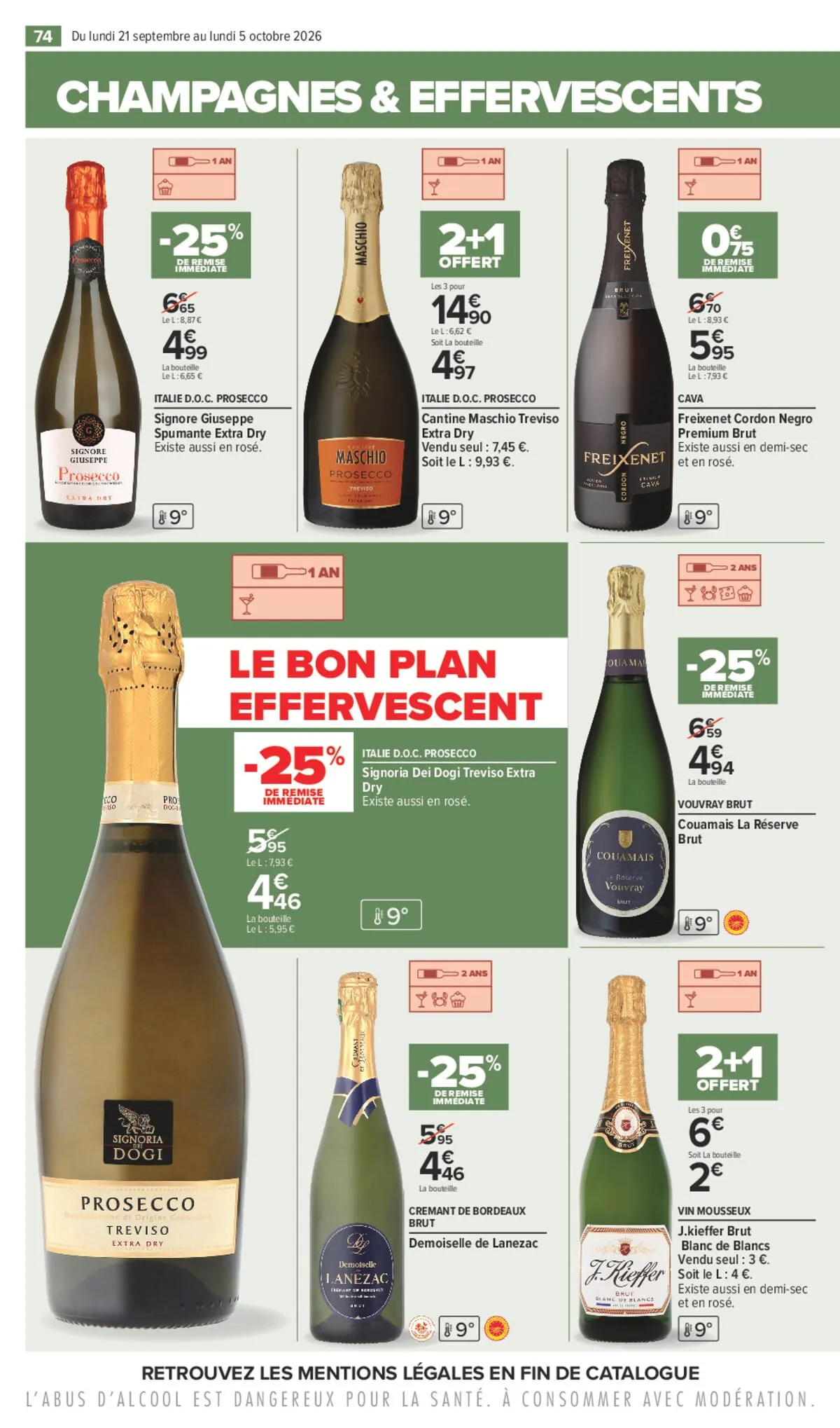 Catalogue Carrefour · Foire Aux Vins D Automne — page 74