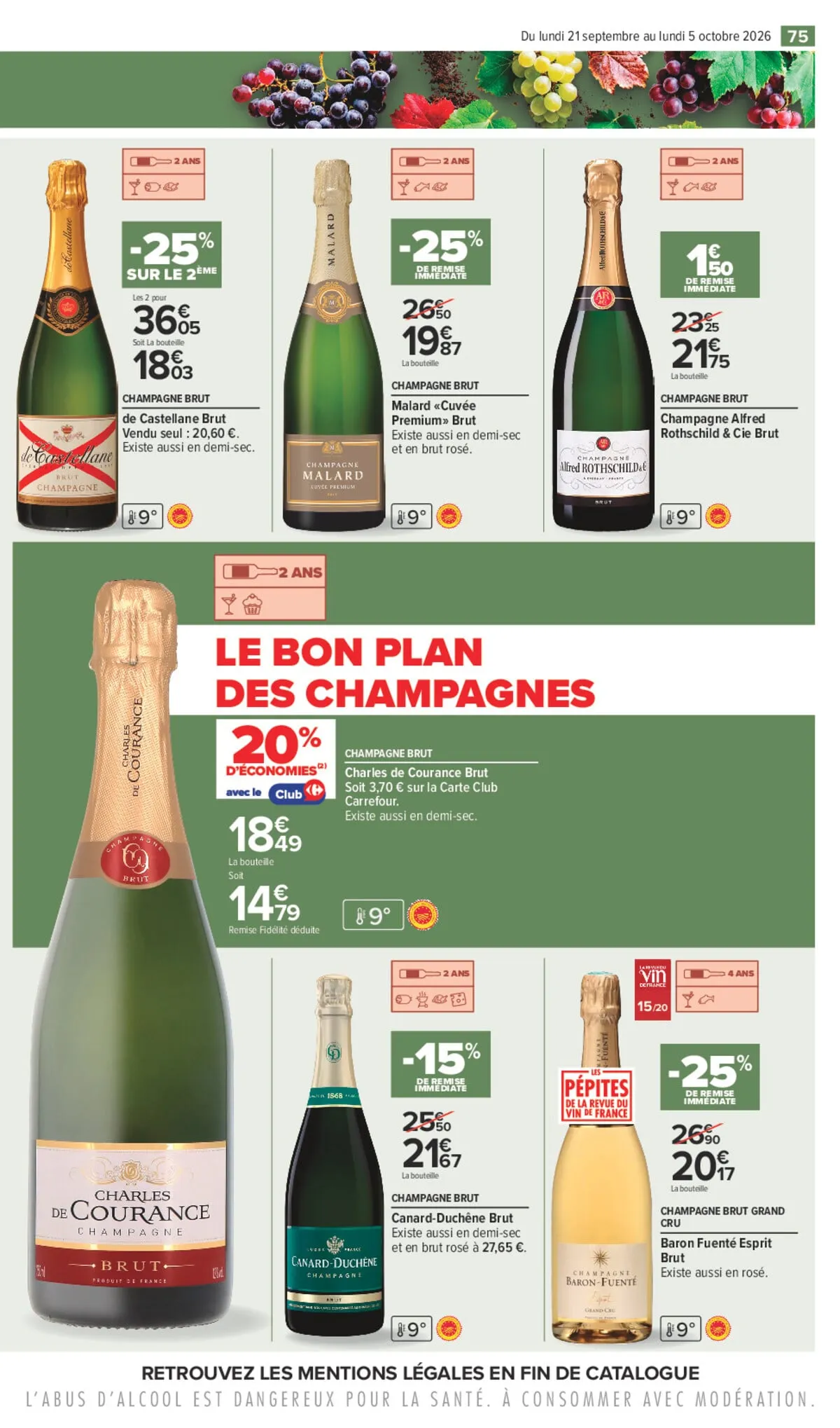 Catalogue Carrefour · Foire Aux Vins D Automne — page 75