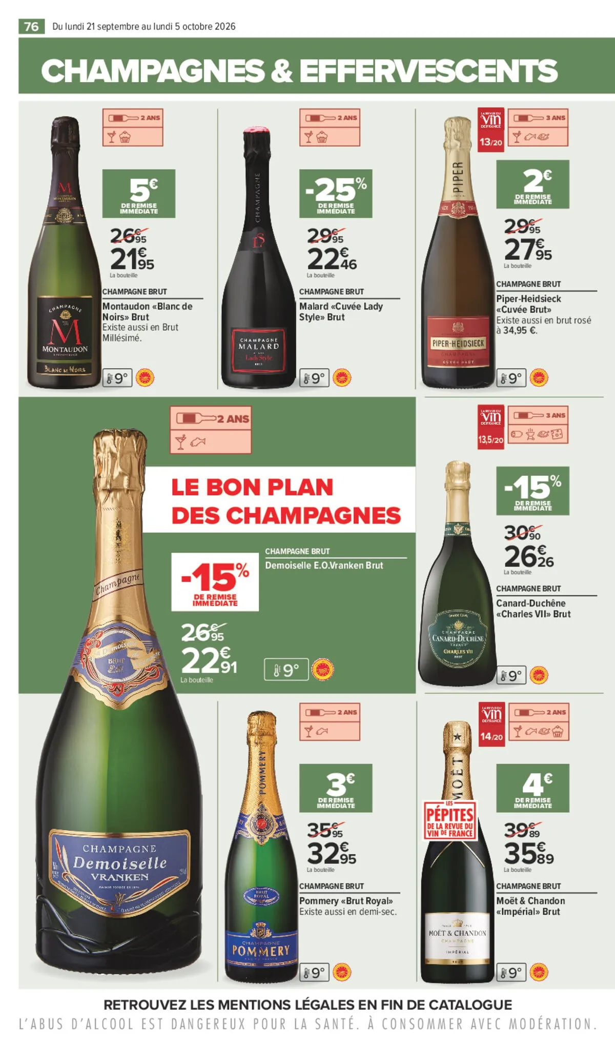 Catalogue Carrefour · Foire Aux Vins D Automne — page 76