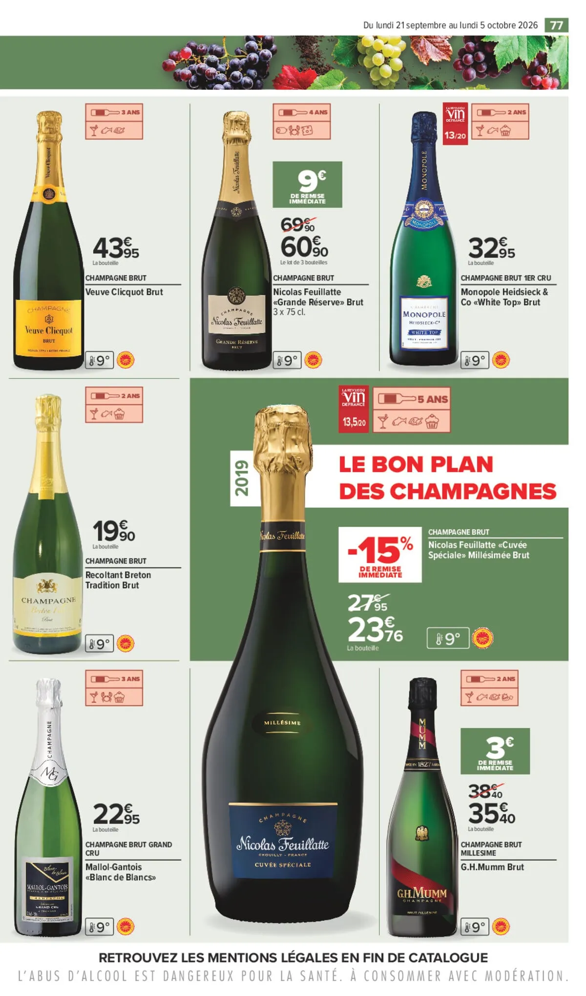 Catalogue Carrefour · Foire Aux Vins D Automne — page 77
