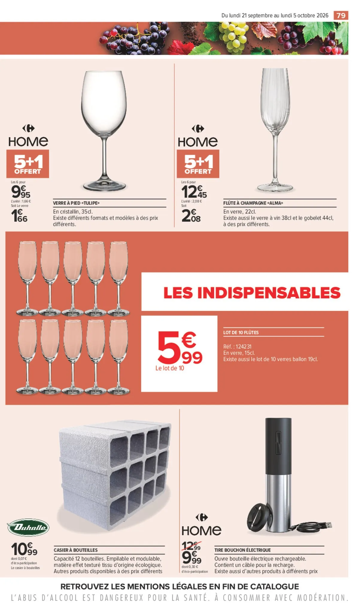 Catalogue Carrefour · Foire Aux Vins D Automne — page 79