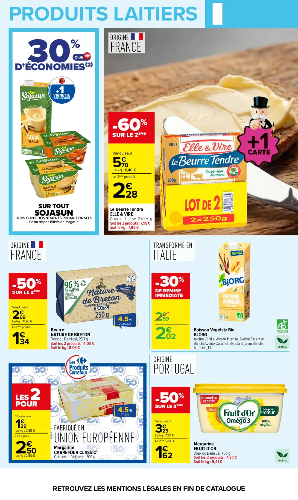 Catalogue Carrefour · Le Mois Monopoly Produits Laitiers — page 13