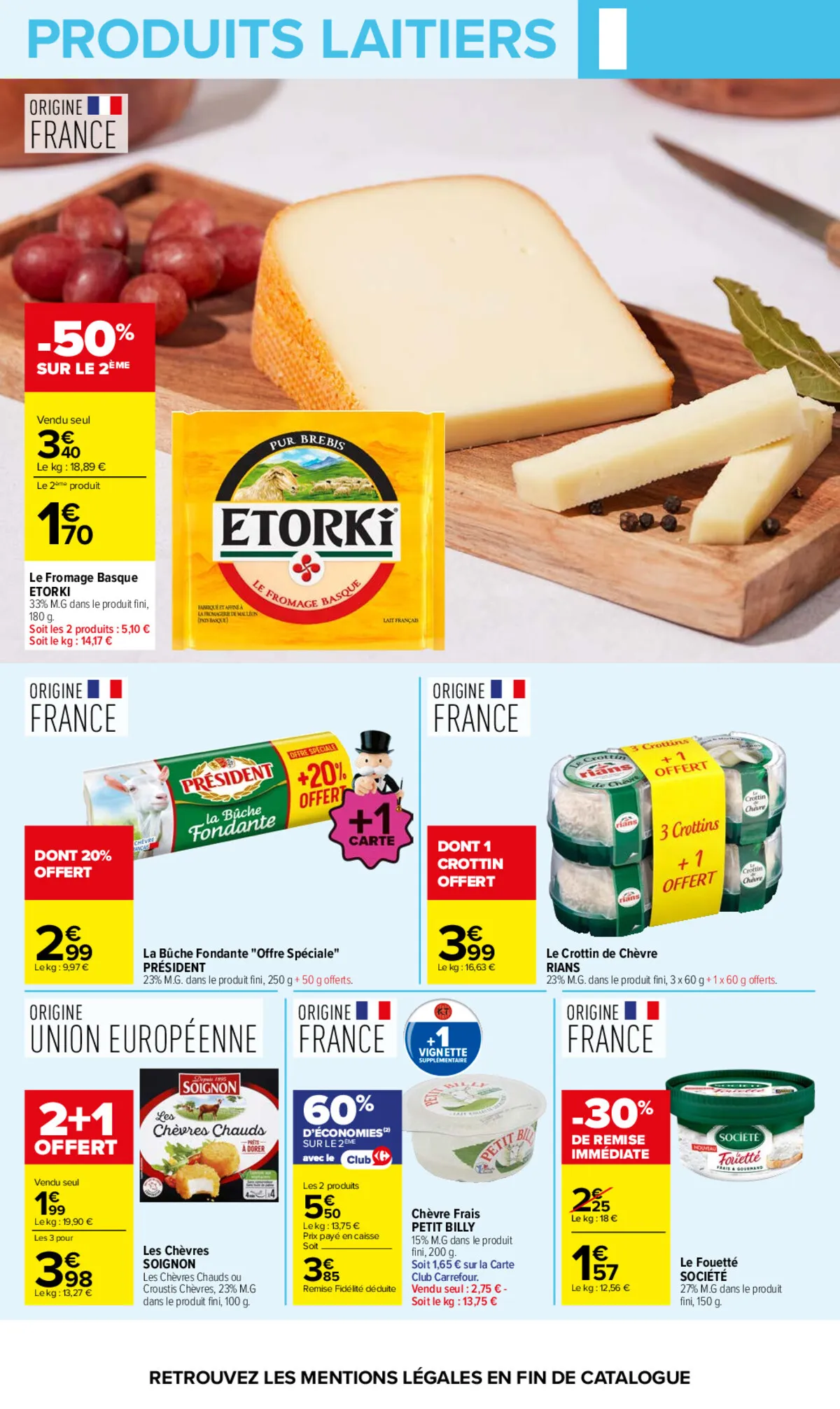 Catalogue Carrefour · Le Mois Monopoly Produits Laitiers — page 16