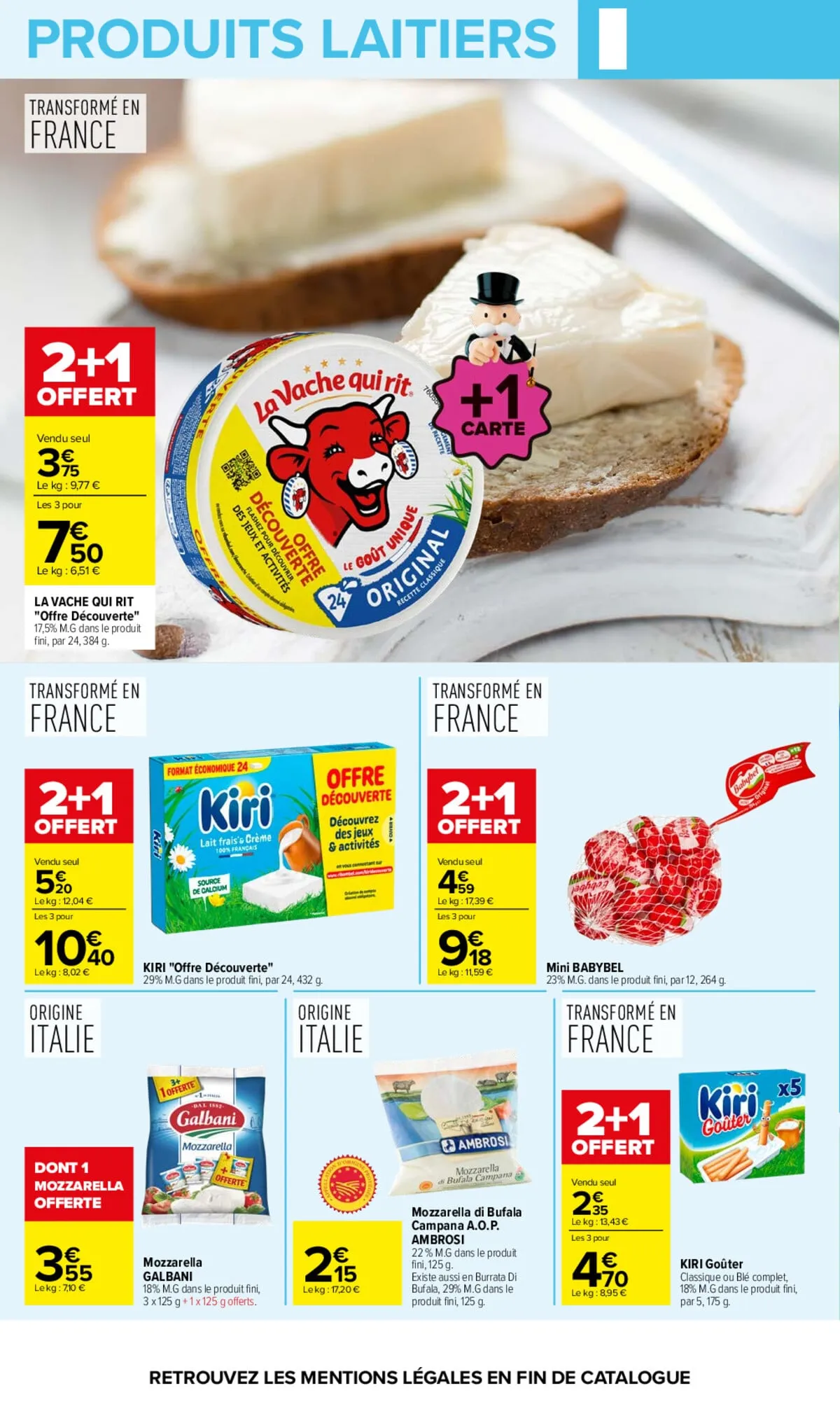 Catalogue Carrefour · Le Mois Monopoly Produits Laitiers — page 18