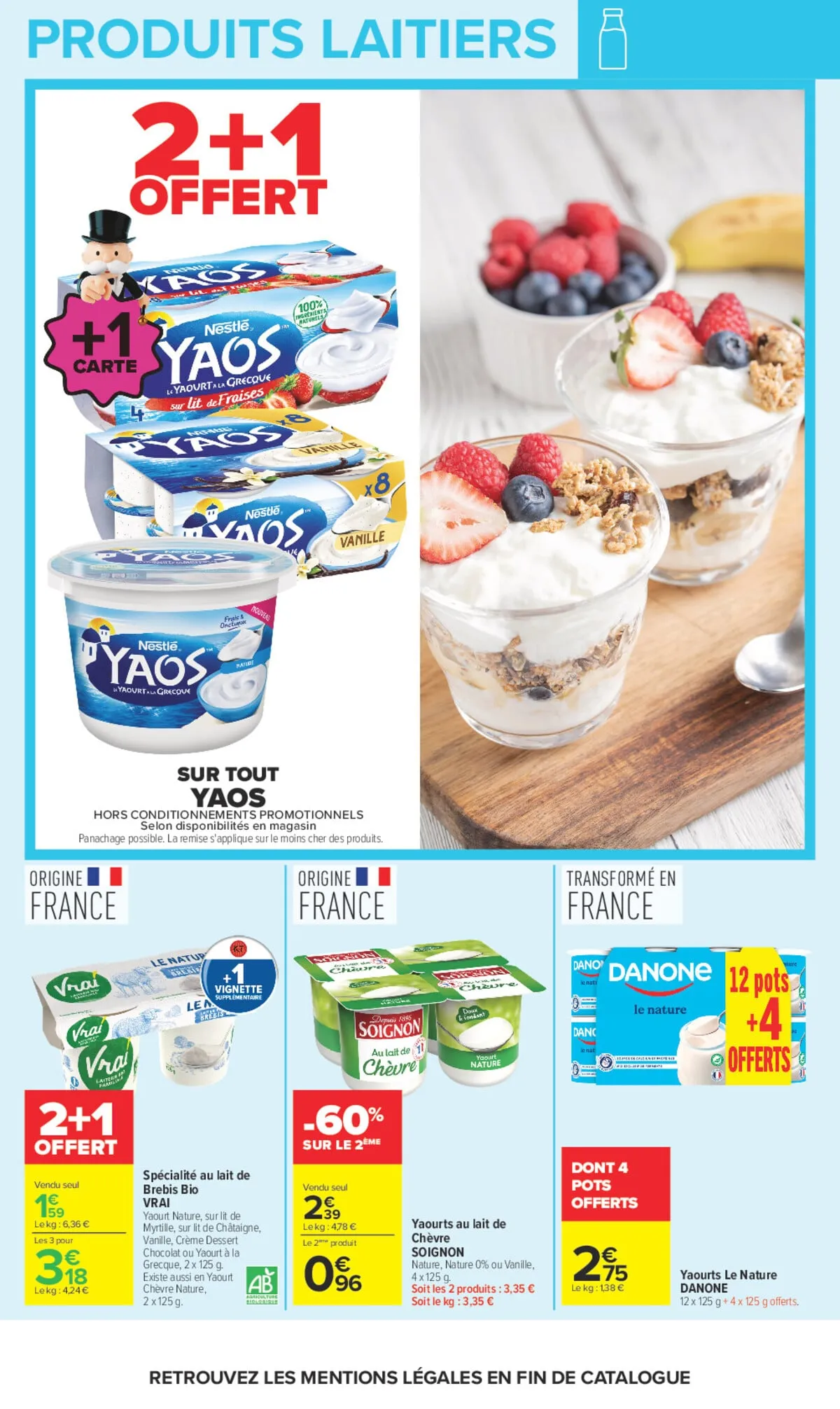Catalogue Carrefour · Le Mois Monopoly Produits Laitiers — page 24