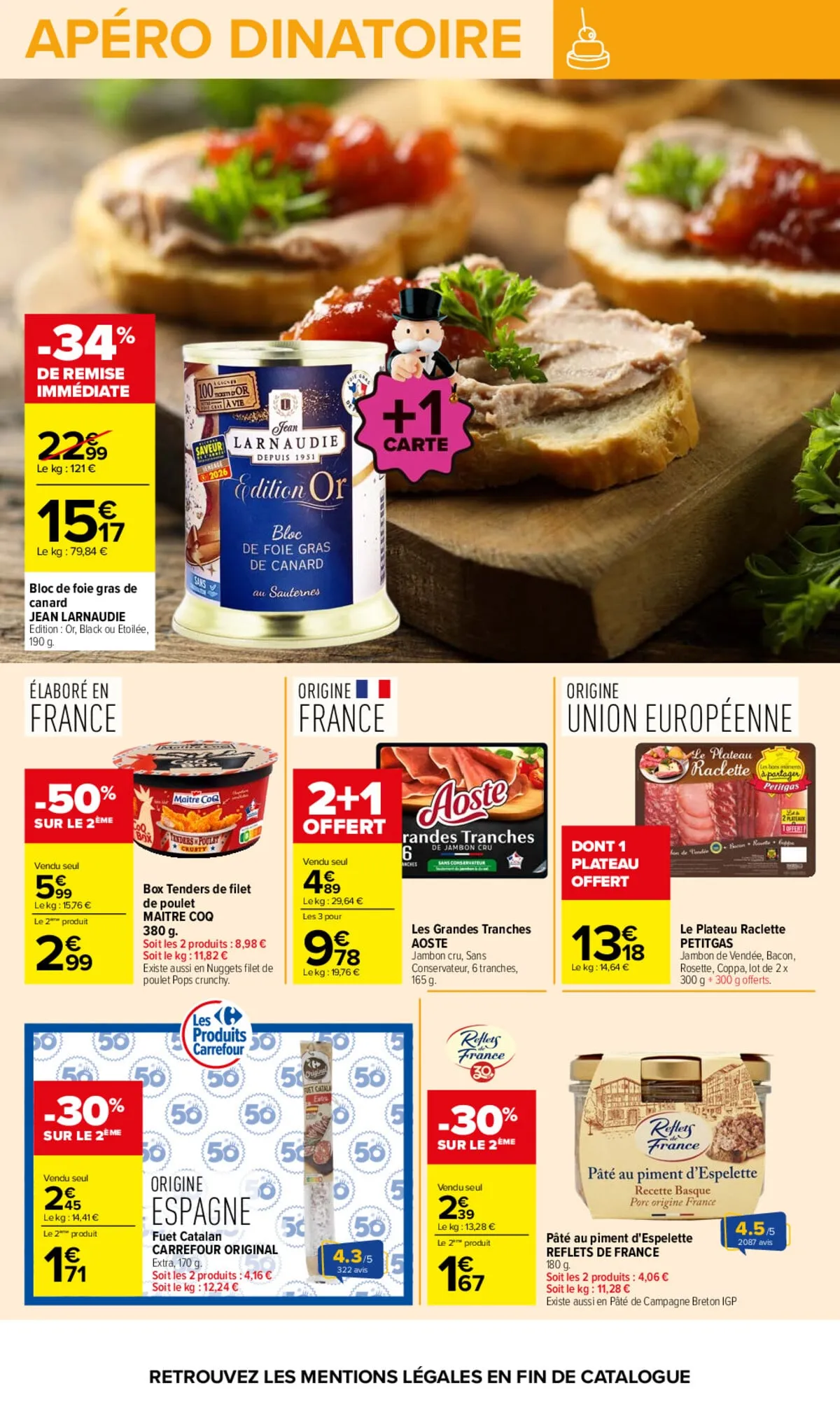 Catalogue Carrefour · Le Mois Monopoly Produits Laitiers — page 45