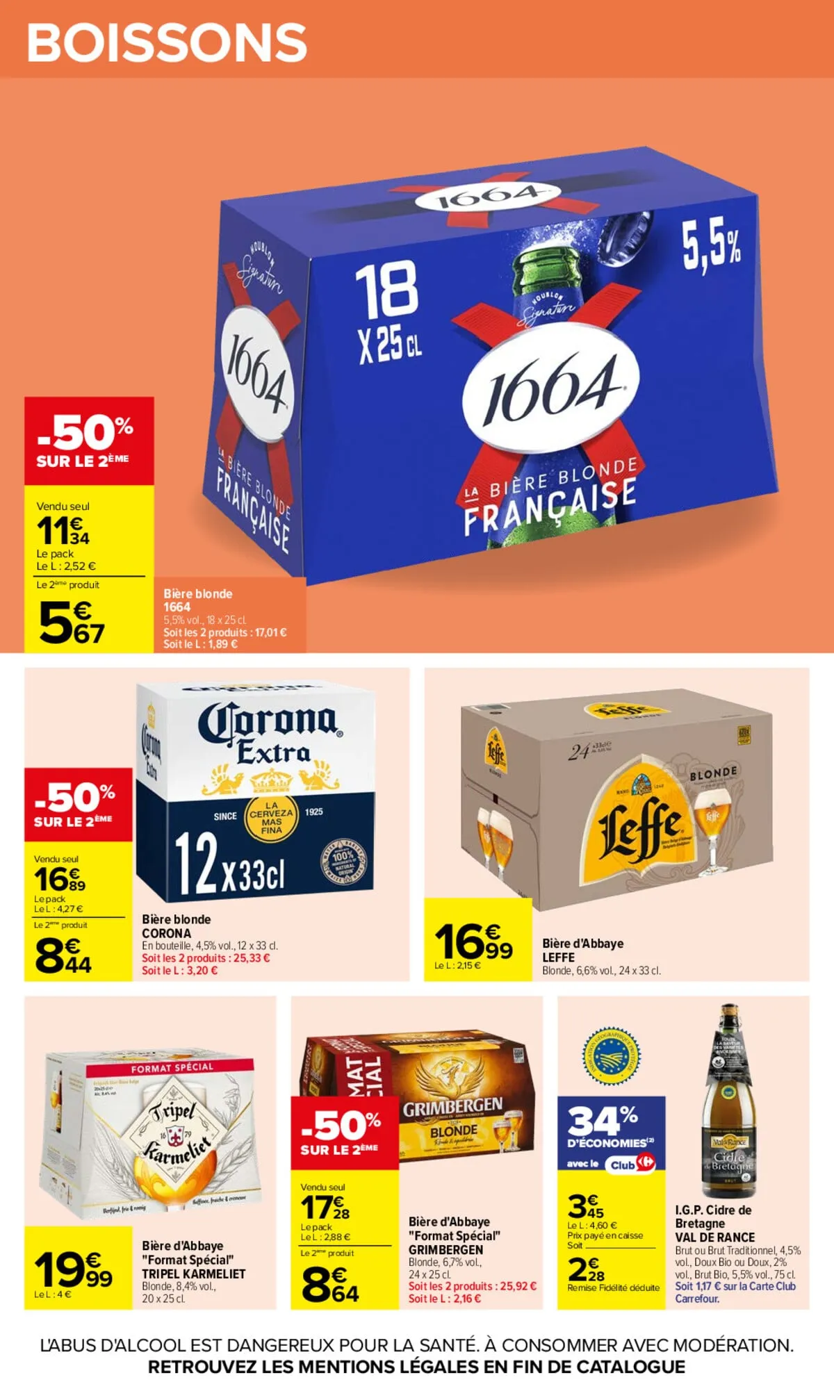 Catalogue Carrefour · Le Mois Monopoly Produits Laitiers — page 58