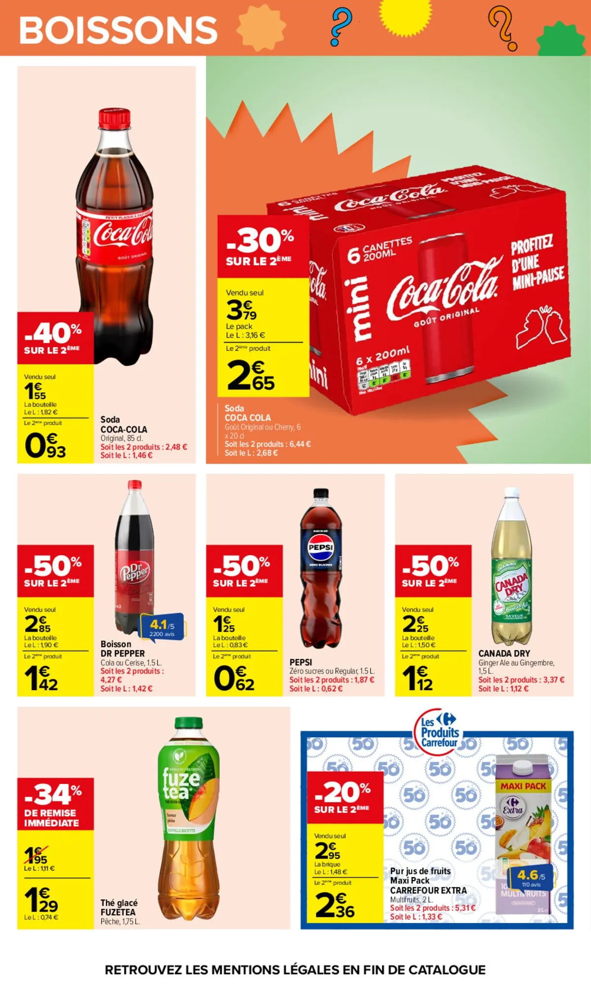 Catalogue Carrefour · Le Mois Monopoly Produits Laitiers — page 60