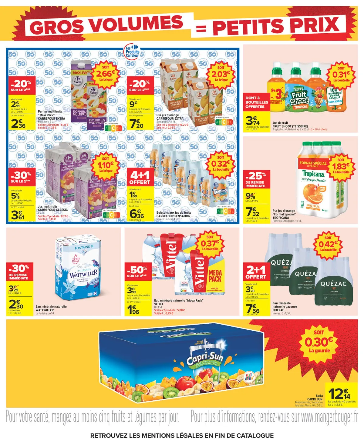 Catalogue Carrefour · Gros Volumes = Petits Prix — page 3