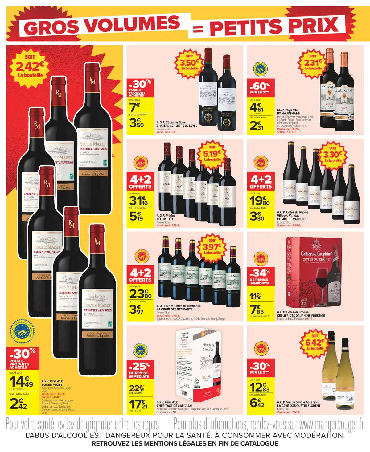 Catalogue Carrefour · Gros Volumes = Petits Prix — page 6