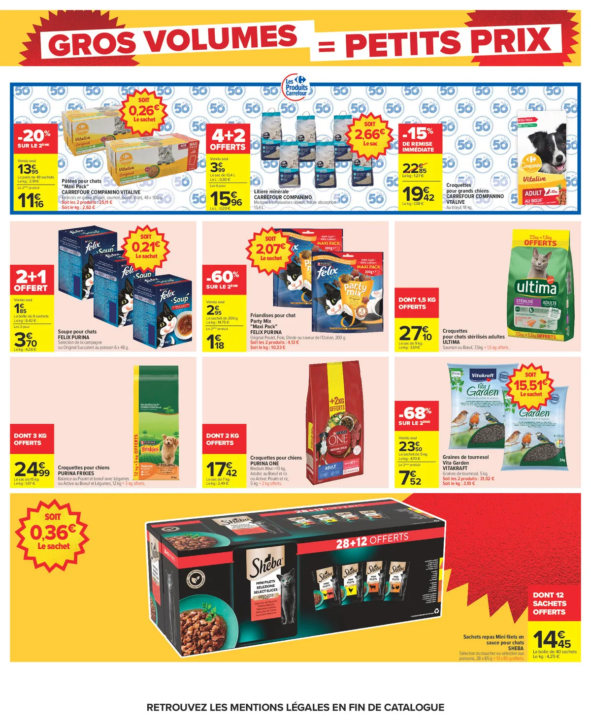 Catalogue Carrefour · Gros Volumes = Petits Prix — page 7