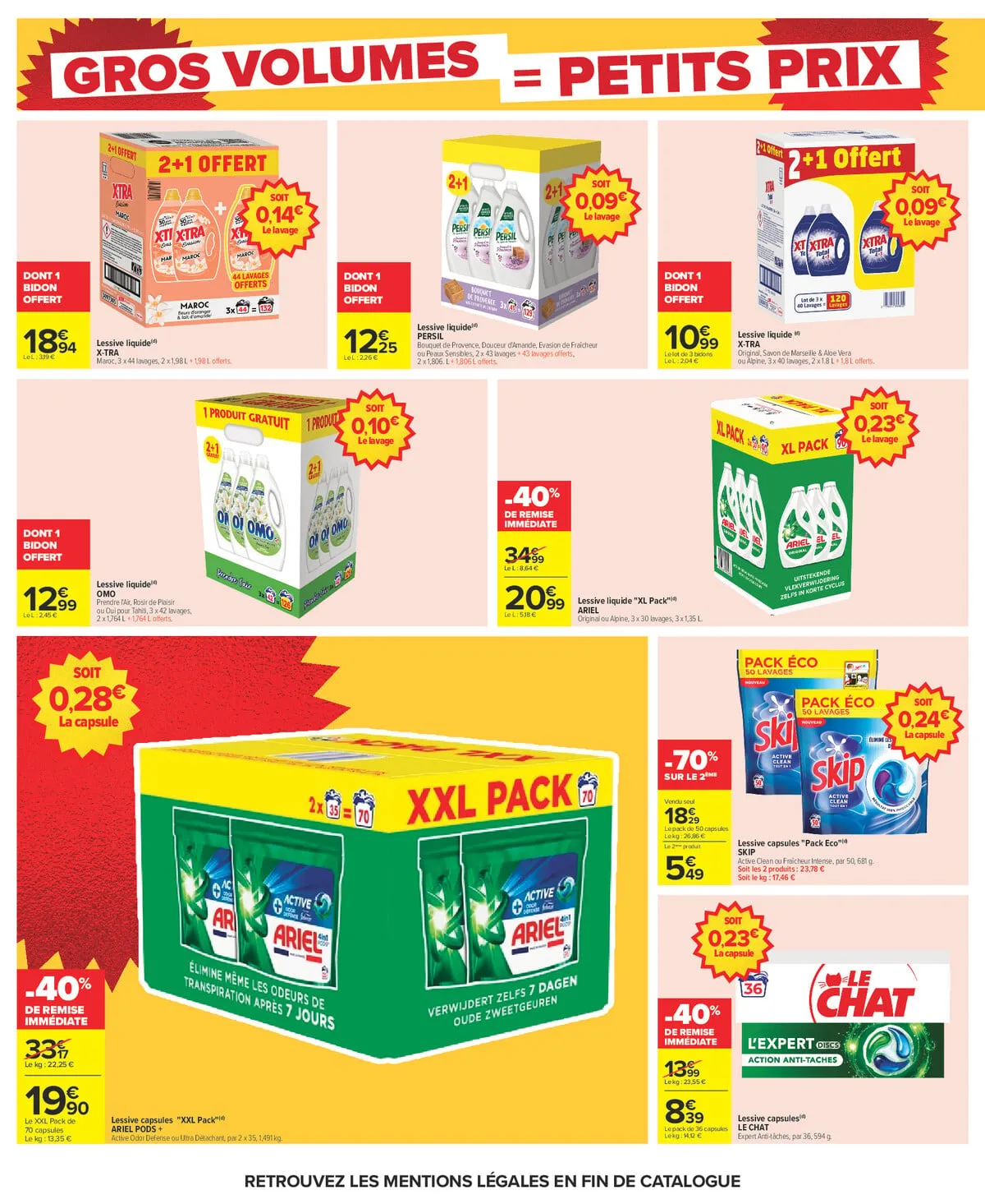 Catalogue Carrefour · Gros Volumes = Petits Prix — page 8