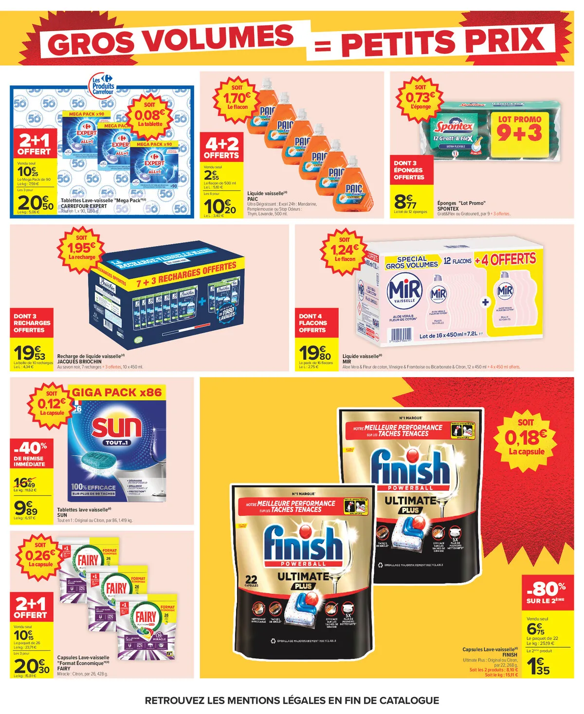 Catalogue Carrefour · Gros Volumes = Petits Prix — page 11