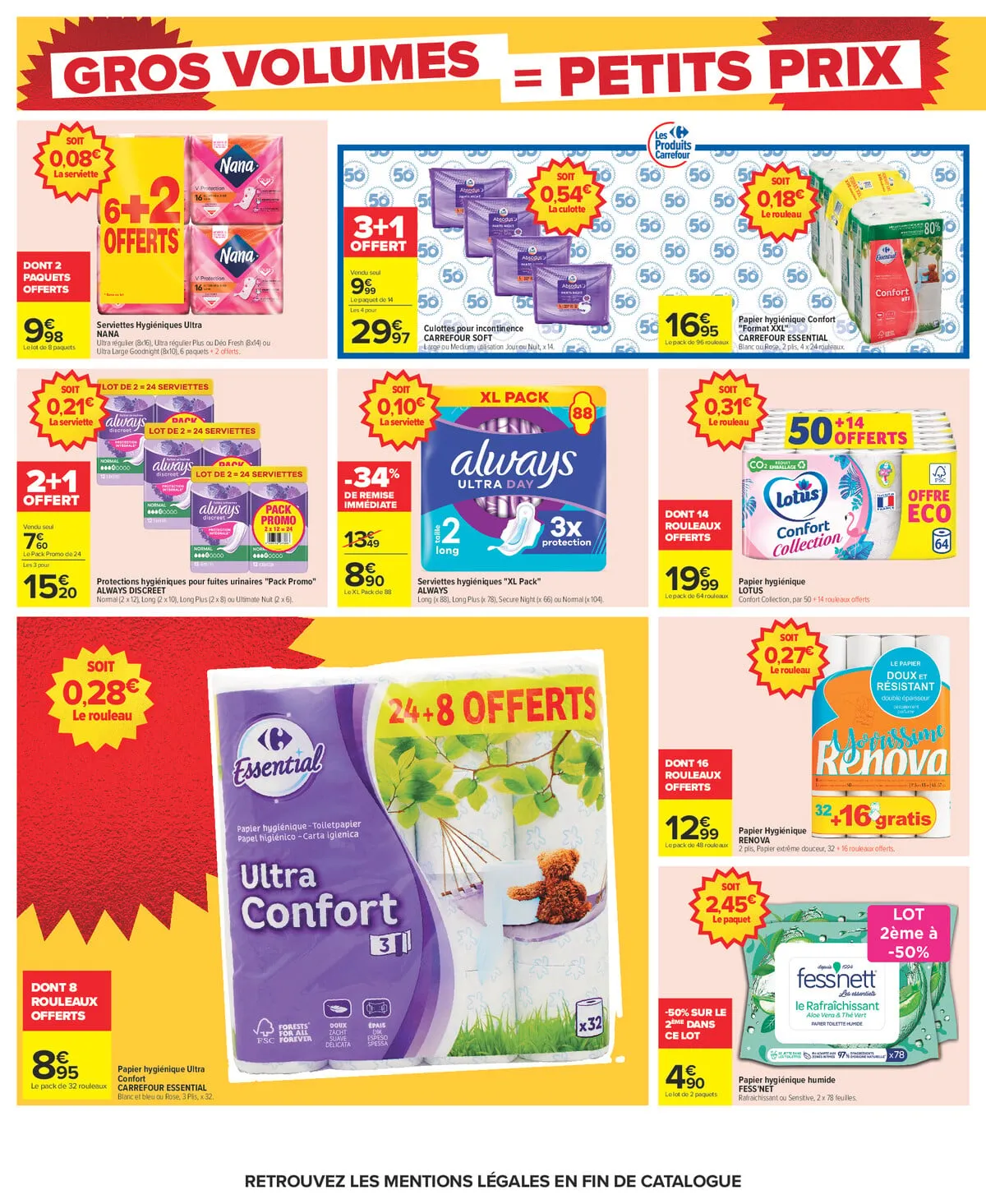 Catalogue Carrefour · Gros Volumes = Petits Prix — page 12