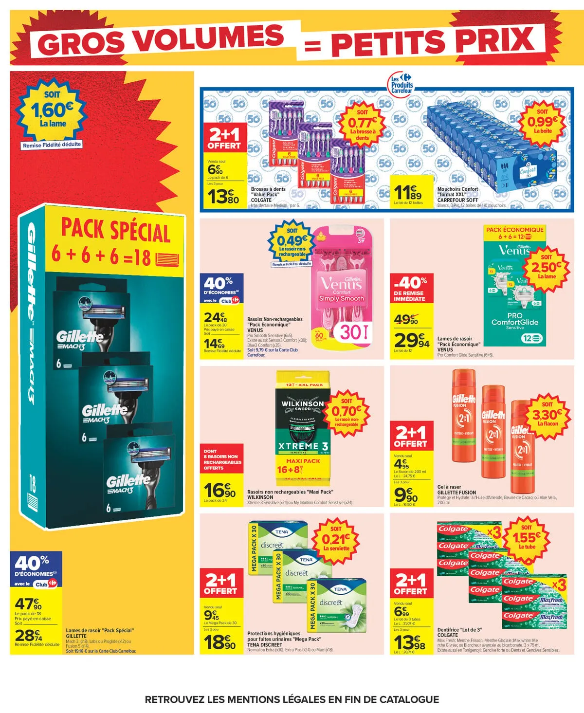 Catalogue Carrefour · Gros Volumes = Petits Prix — page 14