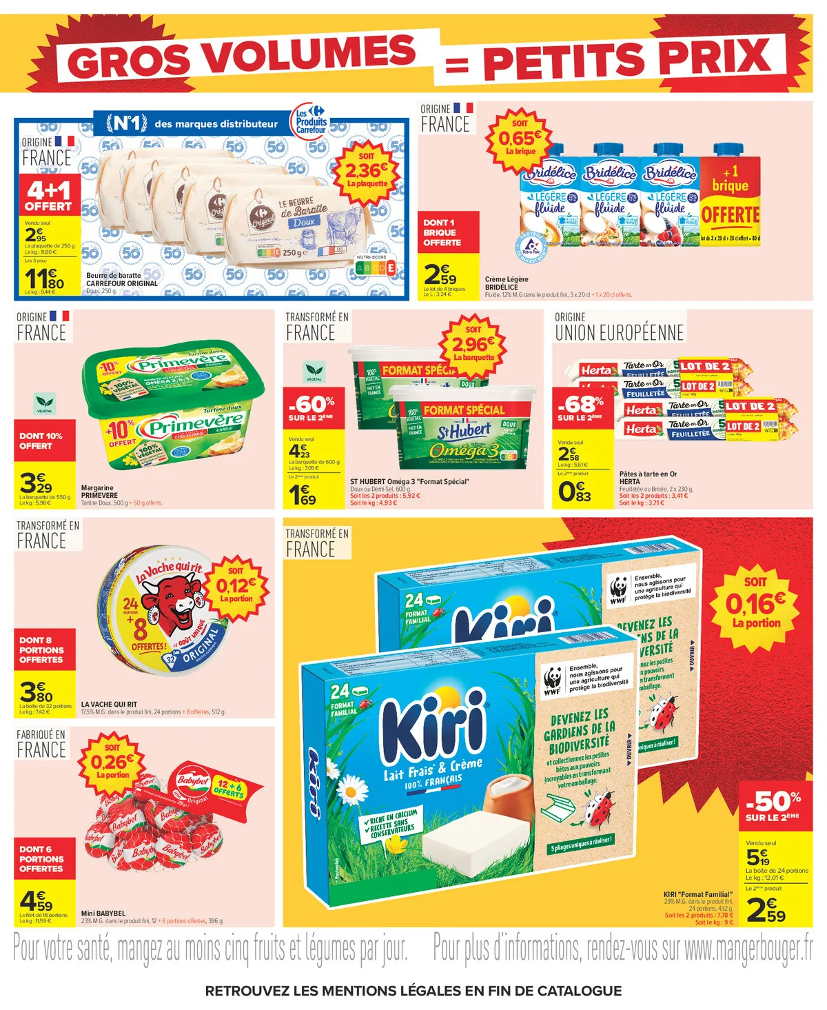 Catalogue Carrefour · Gros Volumes = Petits Prix — page 21