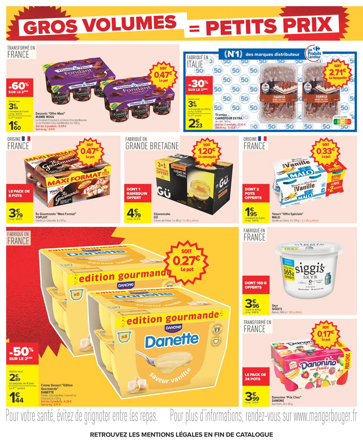Catalogue Carrefour · Gros Volumes = Petits Prix — page 22