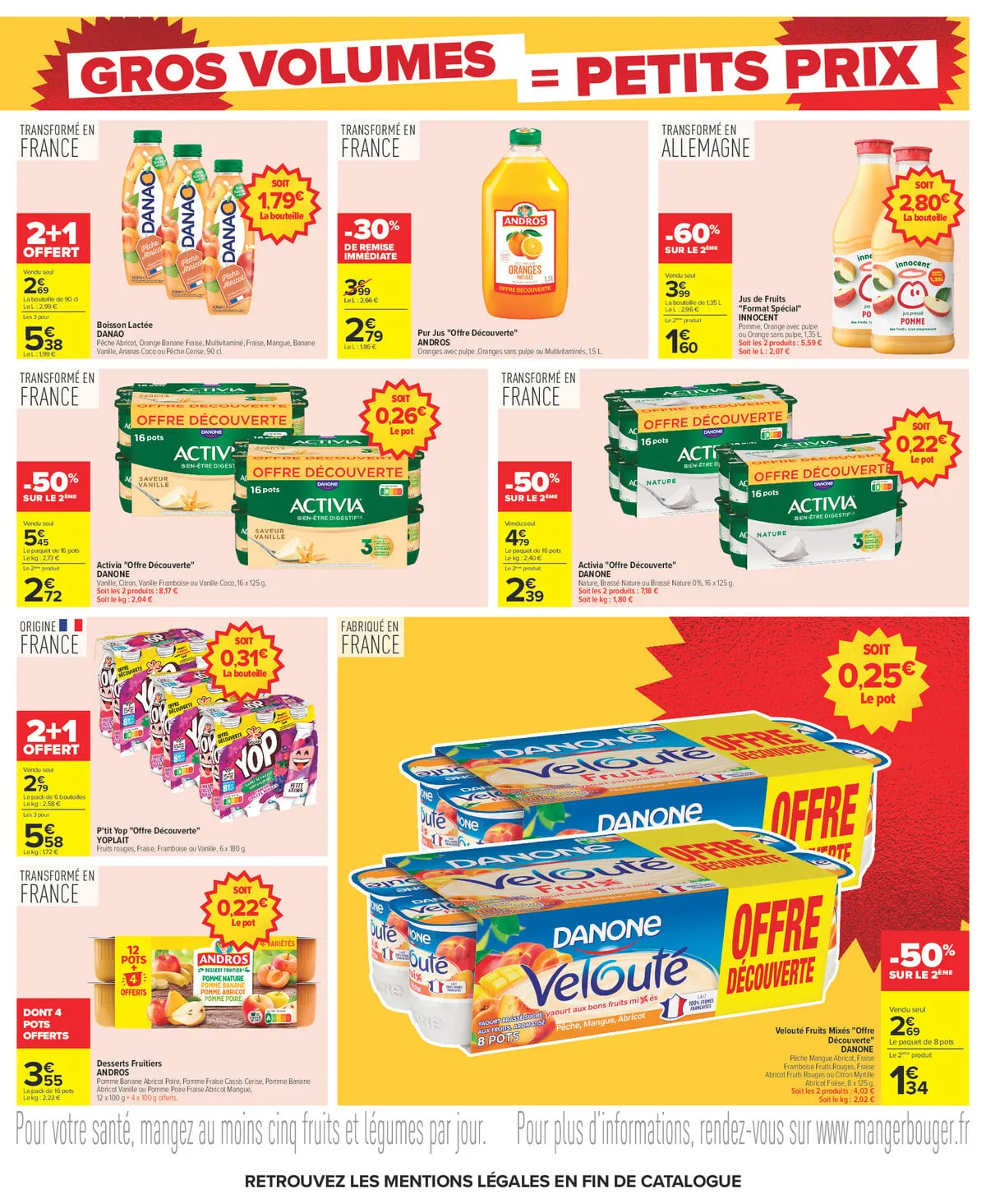 Catalogue Carrefour · Gros Volumes = Petits Prix — page 23