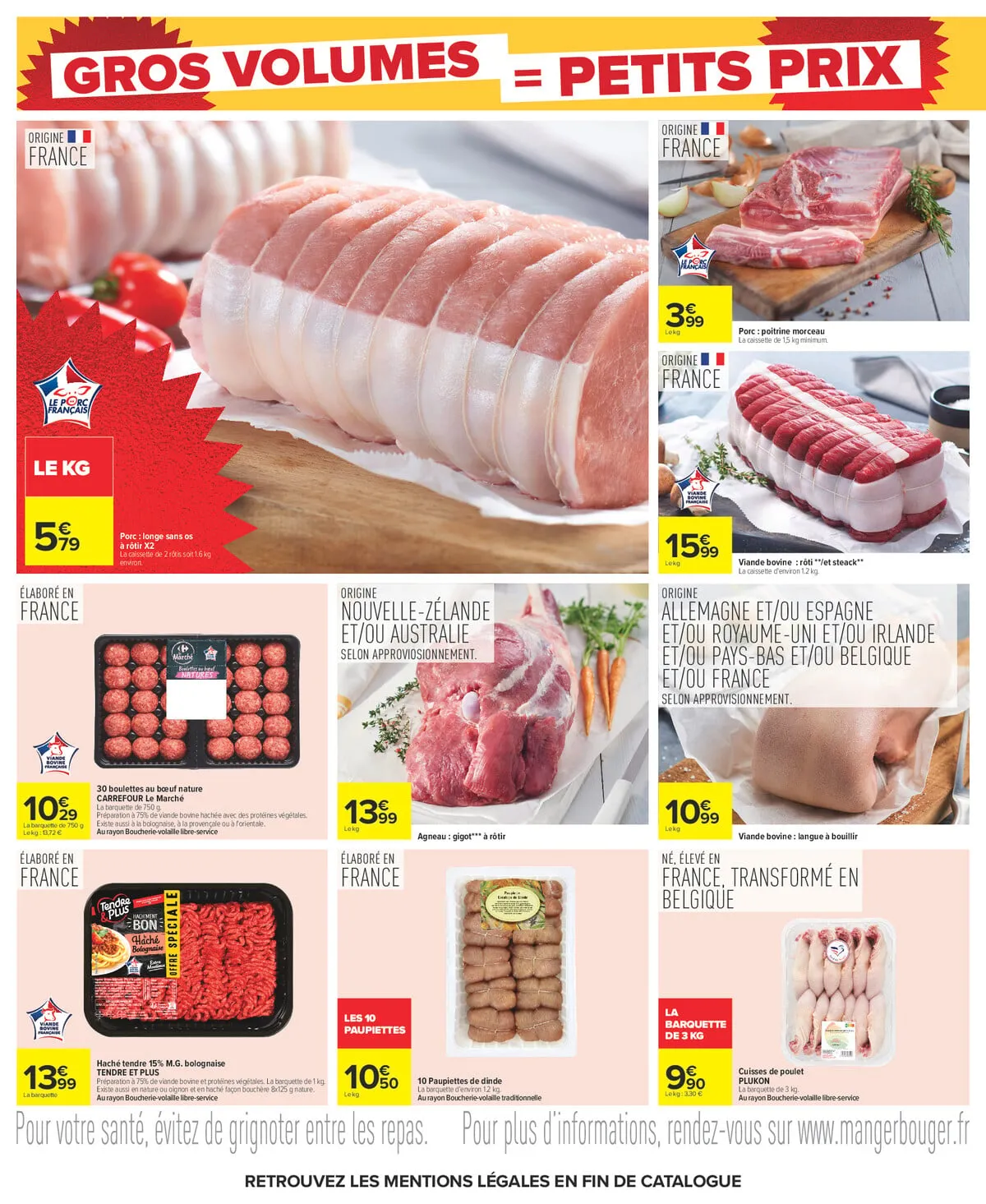 Catalogue Carrefour · Gros Volumes = Petits Prix — page 24