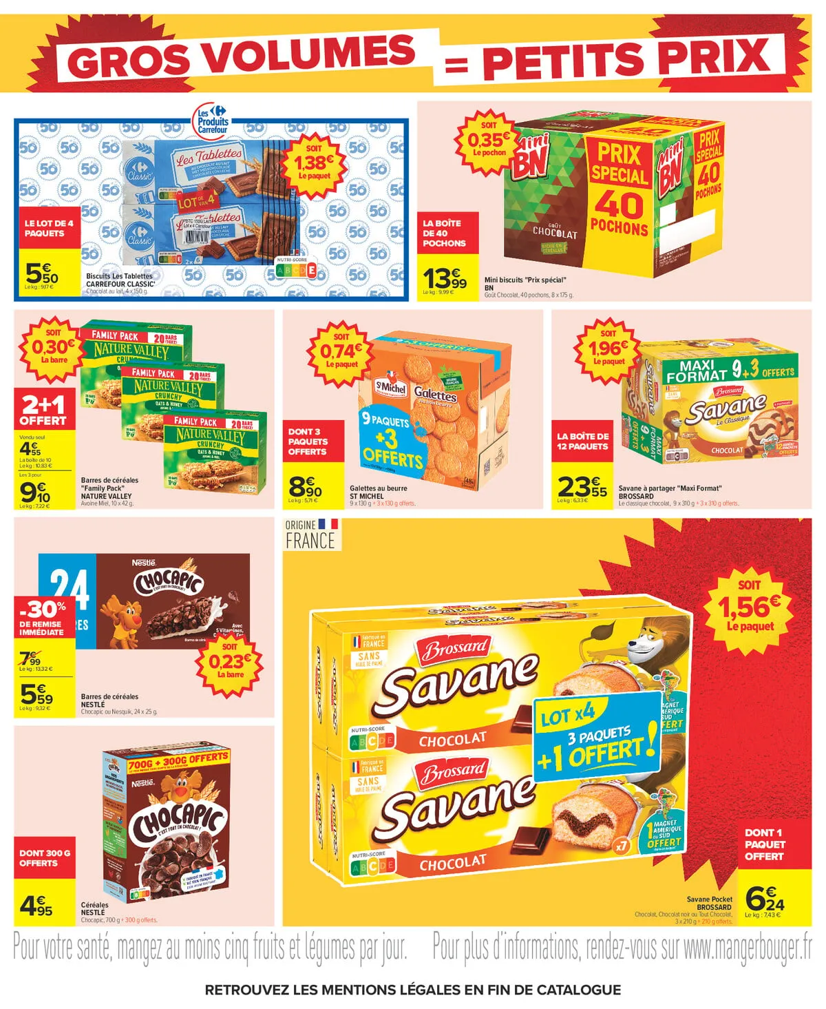 Catalogue Carrefour · Gros Volumes = Petits Prix — page 27