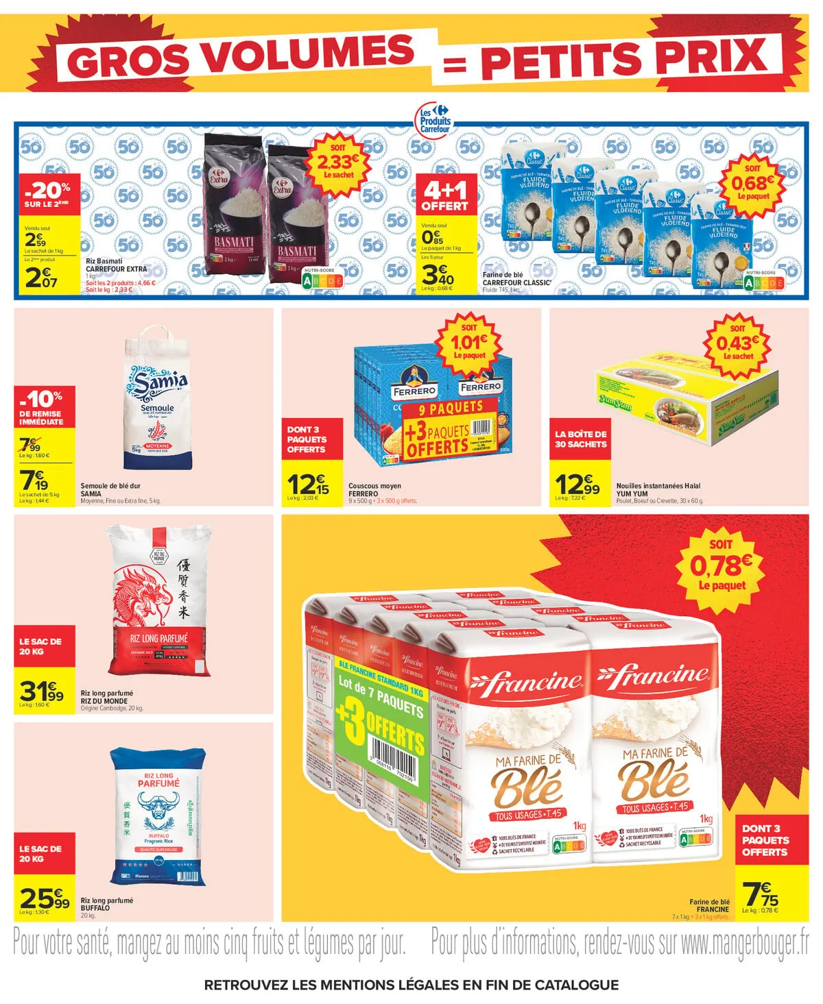 Catalogue Carrefour · Gros Volumes = Petits Prix — page 31