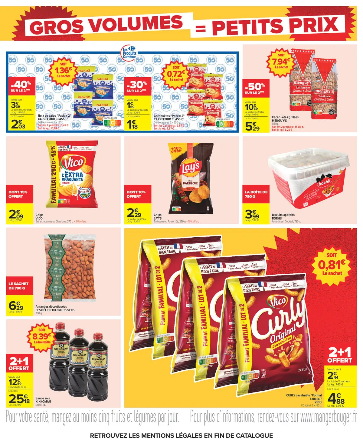 Catalogue Carrefour · Gros Volumes = Petits Prix — page 33