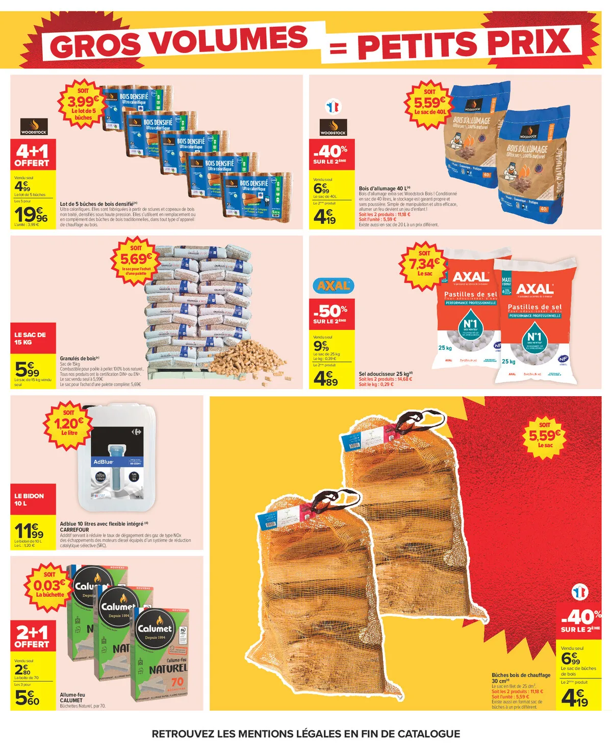 Catalogue Carrefour · Gros Volumes = Petits Prix — page 35