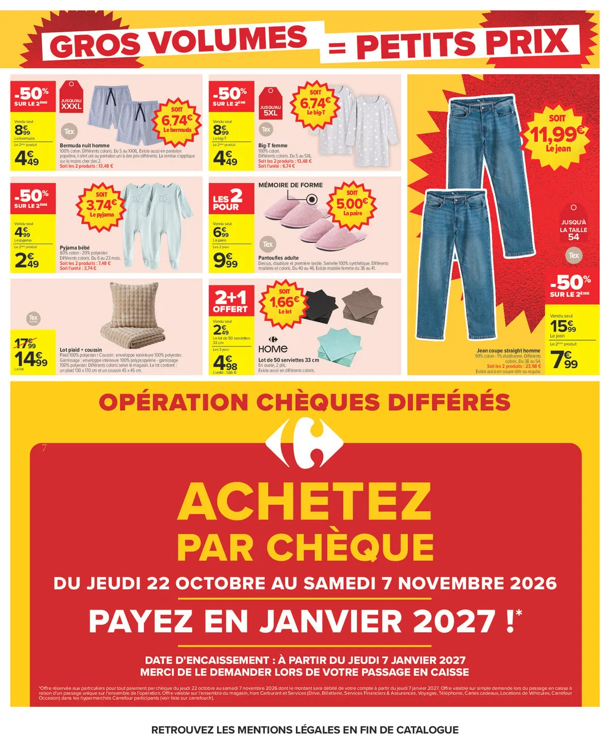 Catalogue Carrefour · Gros Volumes = Petits Prix — page 39