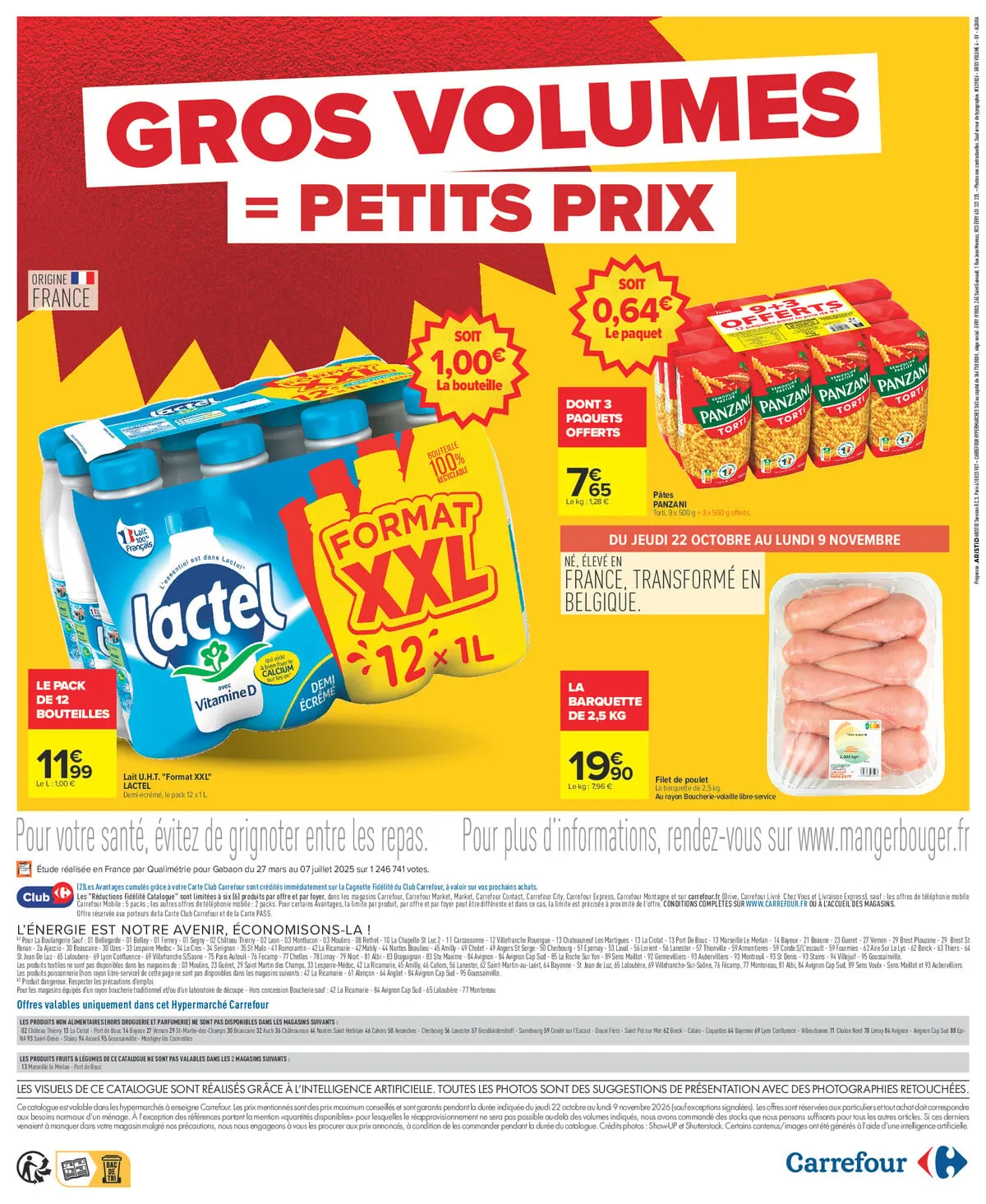 Catalogue Carrefour · Gros Volumes = Petits Prix — page 40