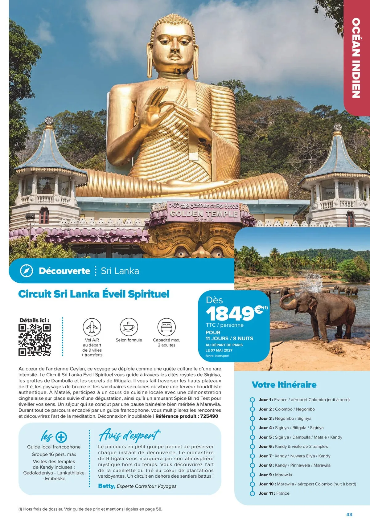Catalogue Carrefour · Séjours & Circuits - Les Créations Carrefour Voyages — page 43