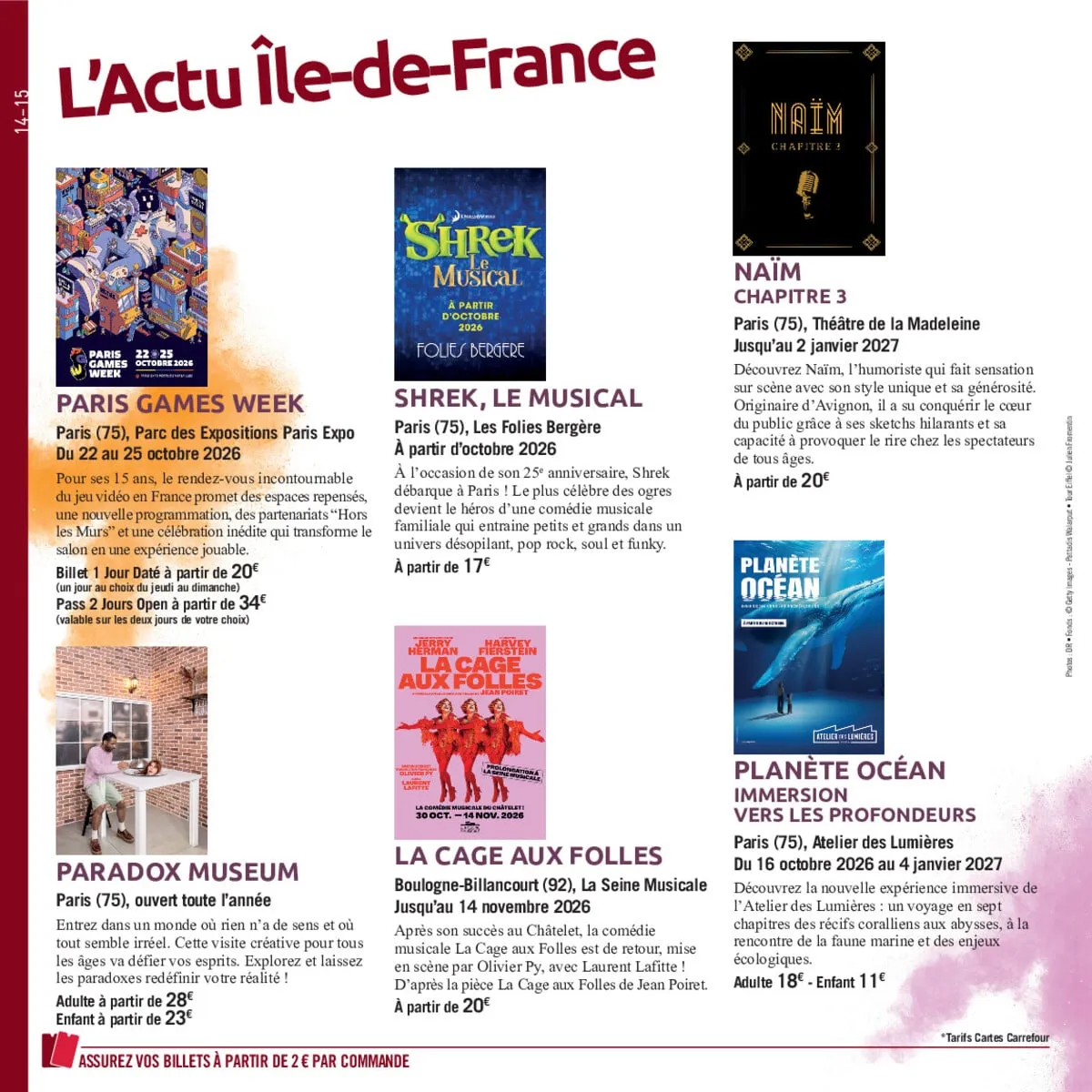Catalogue Carrefour · Le Book Des Sorties Automne — page 14